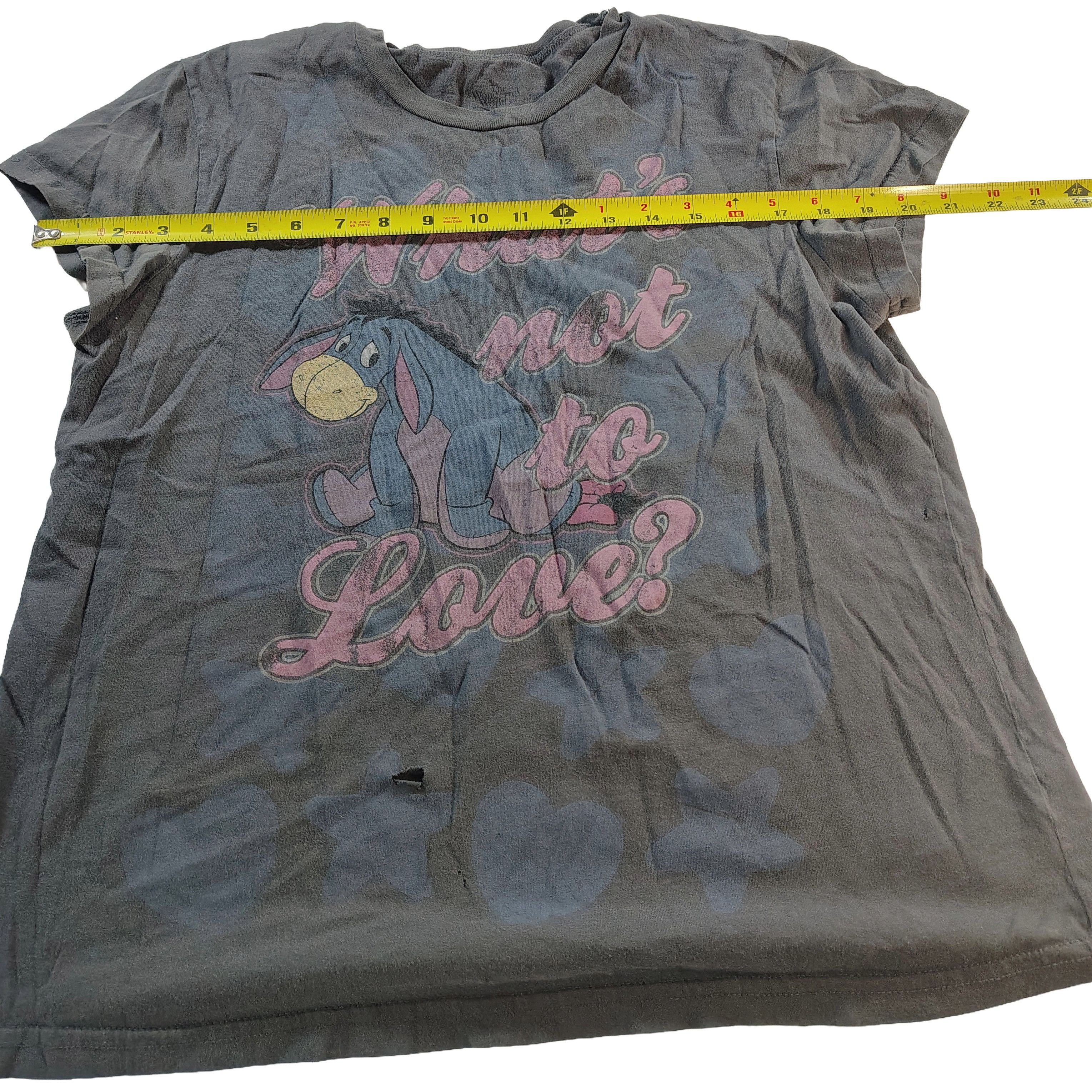Disney Women's XXL Eeyore "What's Not To Love" Graphic T-Shirt Size XXL / US 16-18 / IT 52-54 - 1 Thumbnail