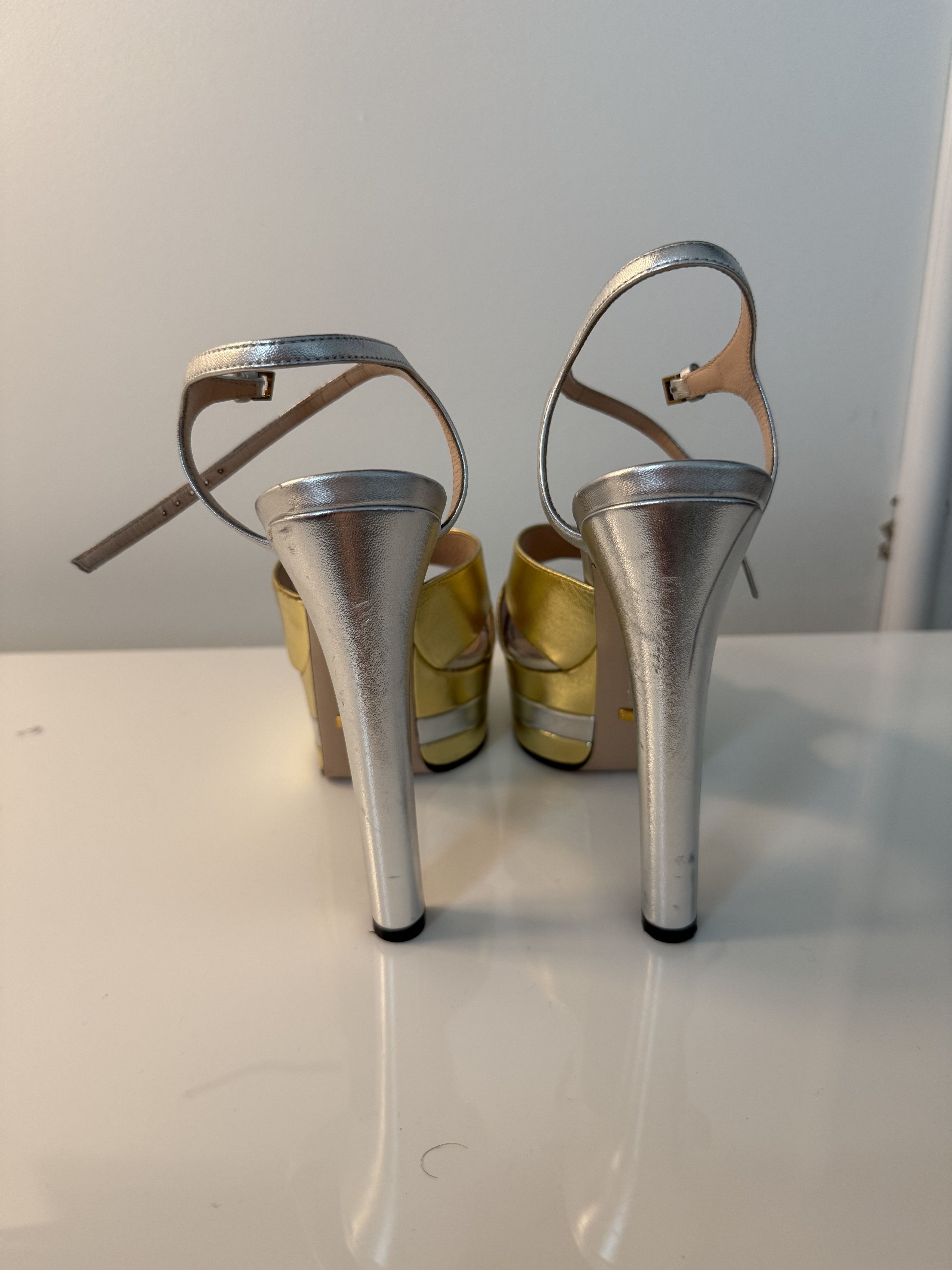 Gucci Gucci Leather Sandals Size US 8 / IT 38 - 4 Thumbnail