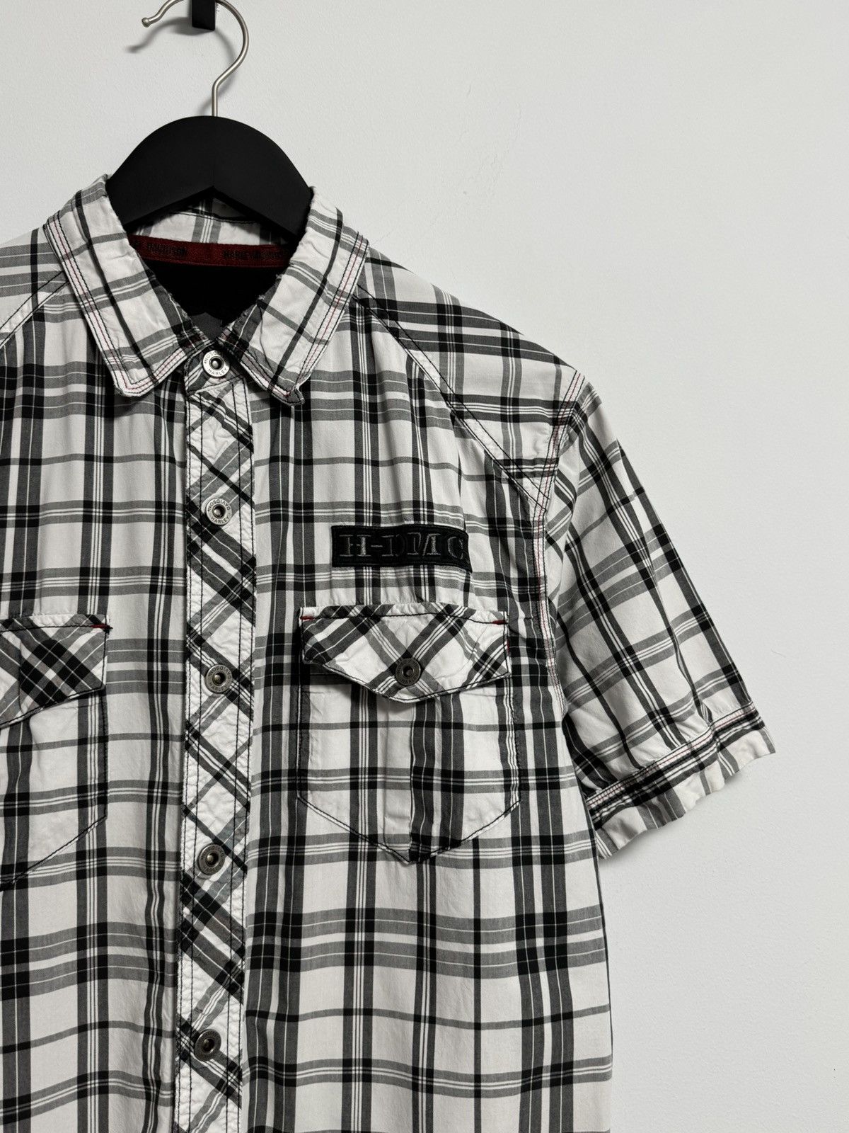 Harley Davidson Harley Davidson Y2K style Hype Button Up Shirt Size US M / EU 48-50 / 2 - 2 Thumbnail