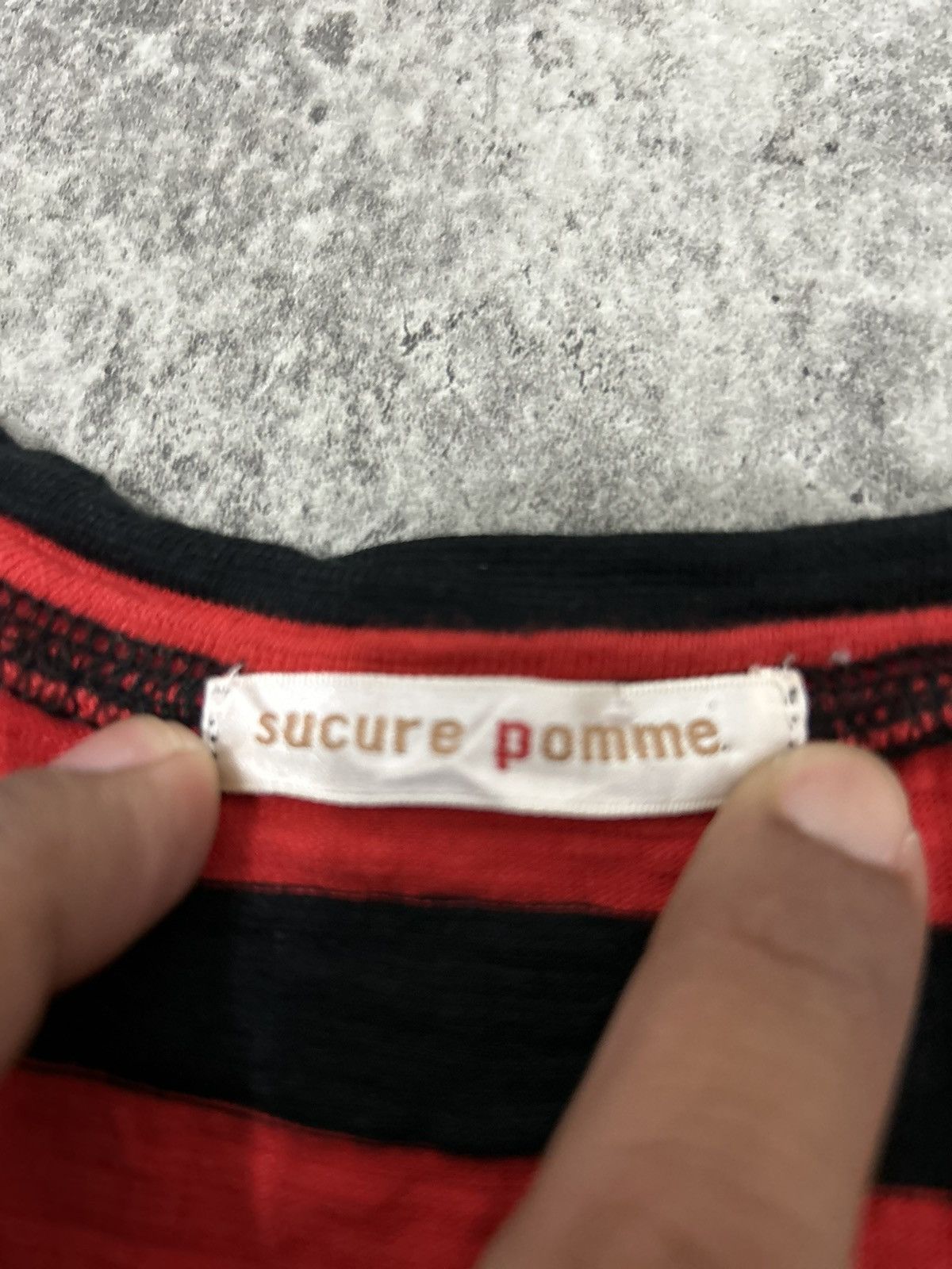 14th Addiction × Hysteric Glamour × If Six Was Nine Sucure Pomme Skull Red Stripe Black Long Shirt Size US XS / EU 42 / 0 - 8 Thumbnail