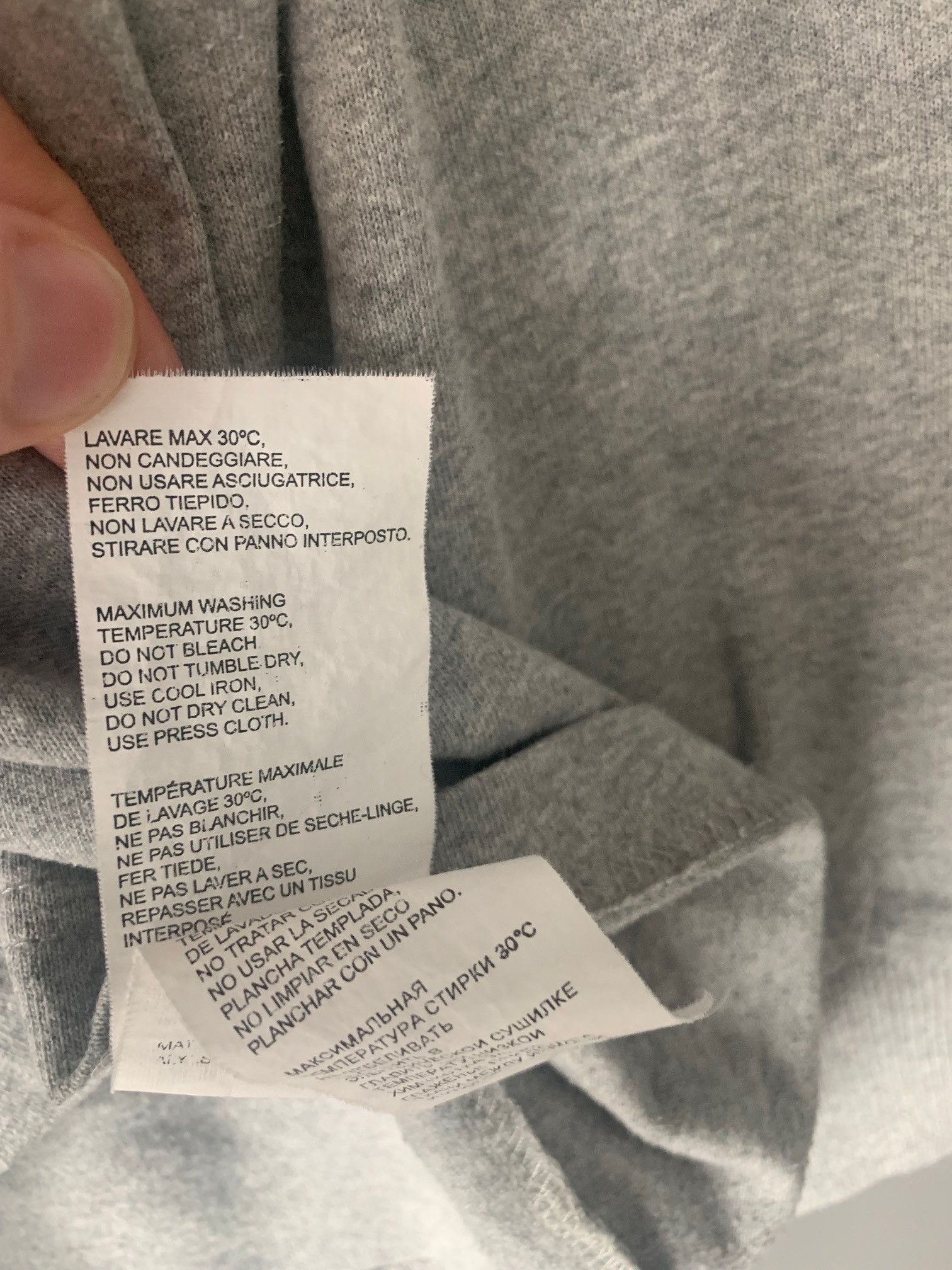1017 ALYX 9SM Alyx Mock Neck Logo Long Sleeve (Gray) Size US S / EU 44-46 / 1 - 3 Thumbnail