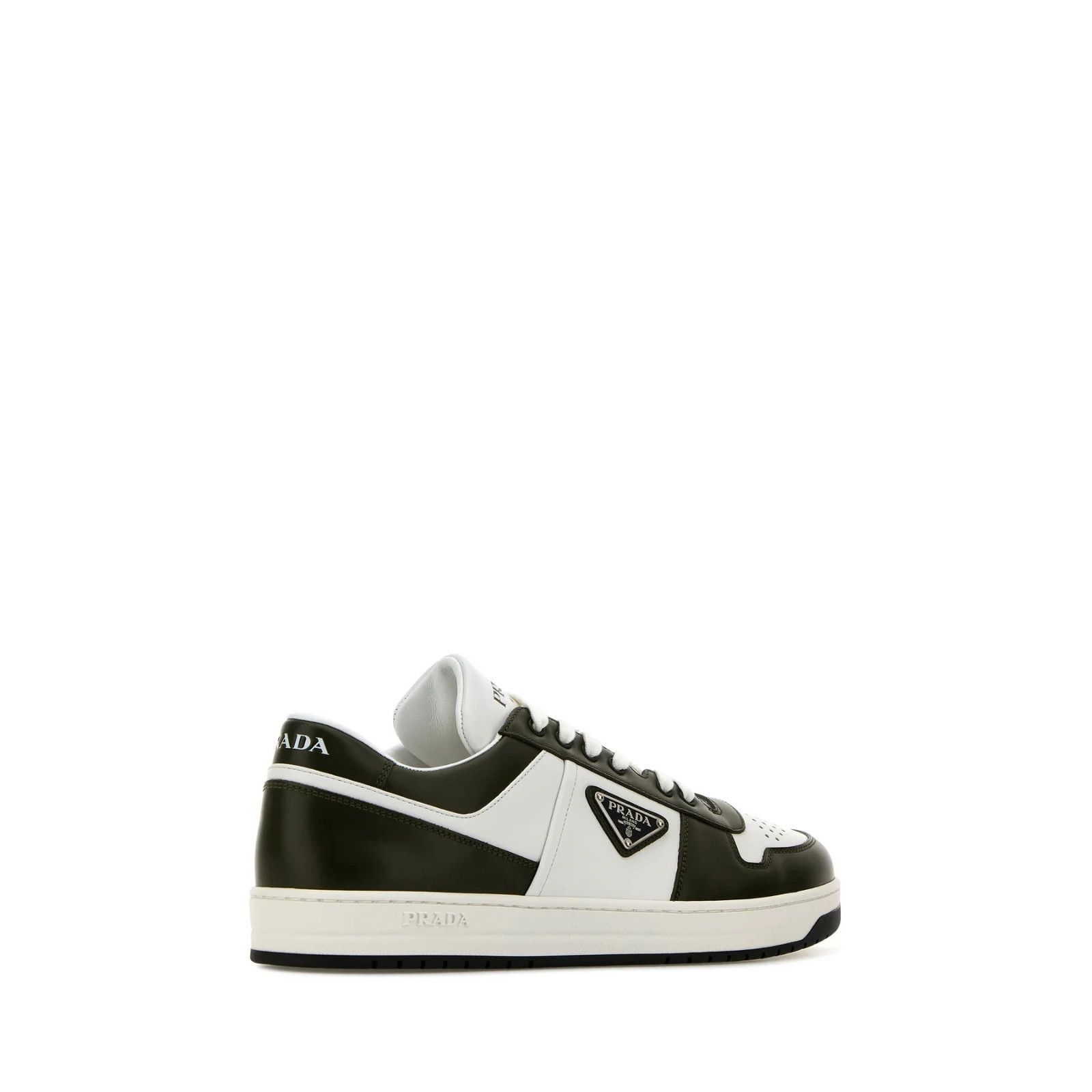 Prada PRADA Downtown Two-Tone Leather Sneakers New And Authentic ( Size US 9.5 / EU 42-43 - 3 Thumbnail