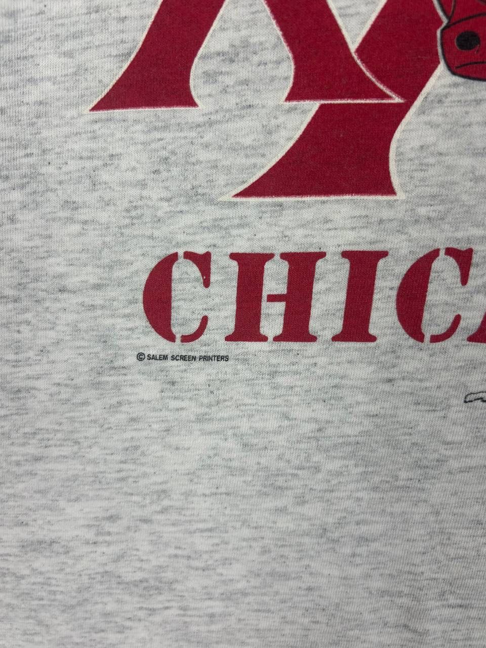 NBA × Vintage Vintage 90s Chicago Bulls T-Shirt – Grey, Classic NBA Size US L / EU 52-54 / 3 - 6 Thumbnail