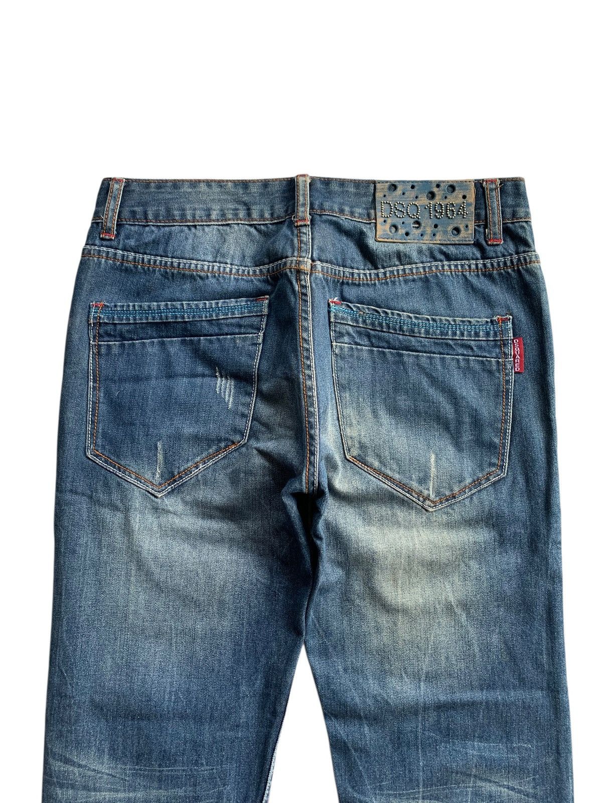 Dsquared2 DSQUARED2 DENIM PATCHWORDS CUSTOM RARE MADE IN ITALY Size US 32 / EU 48 - 7 Thumbnail