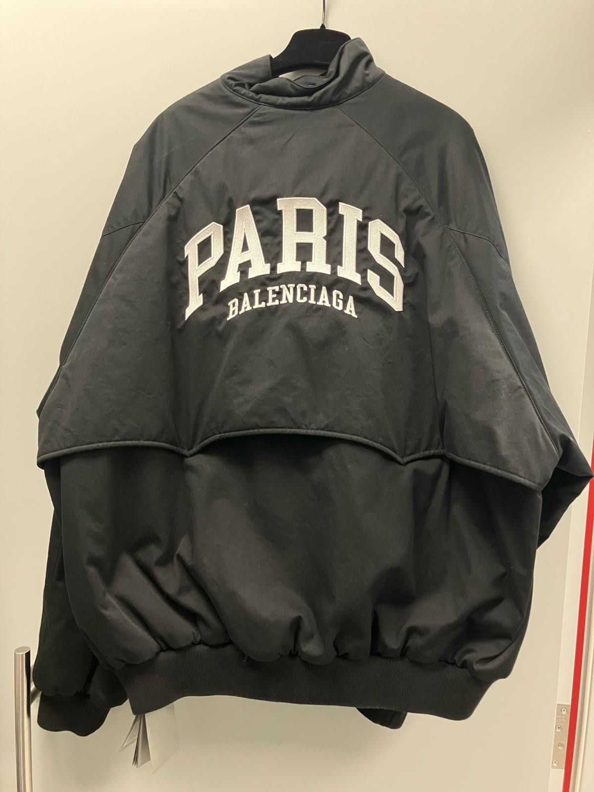 Balenciaga o1la1rc1a0425 Paris Jacket in Black Size US S / EU 44-46 / 1 - 2 Thumbnail