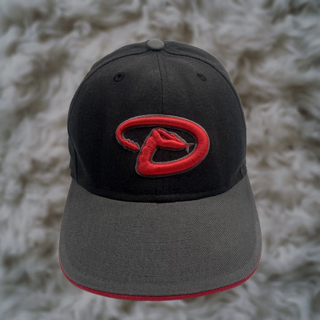 New Era New Era Adult 7 Fitted Flat Bill MLB Baseball Arizona Diamondbacks Hat Size ONE SIZE - 1 Thumbnail