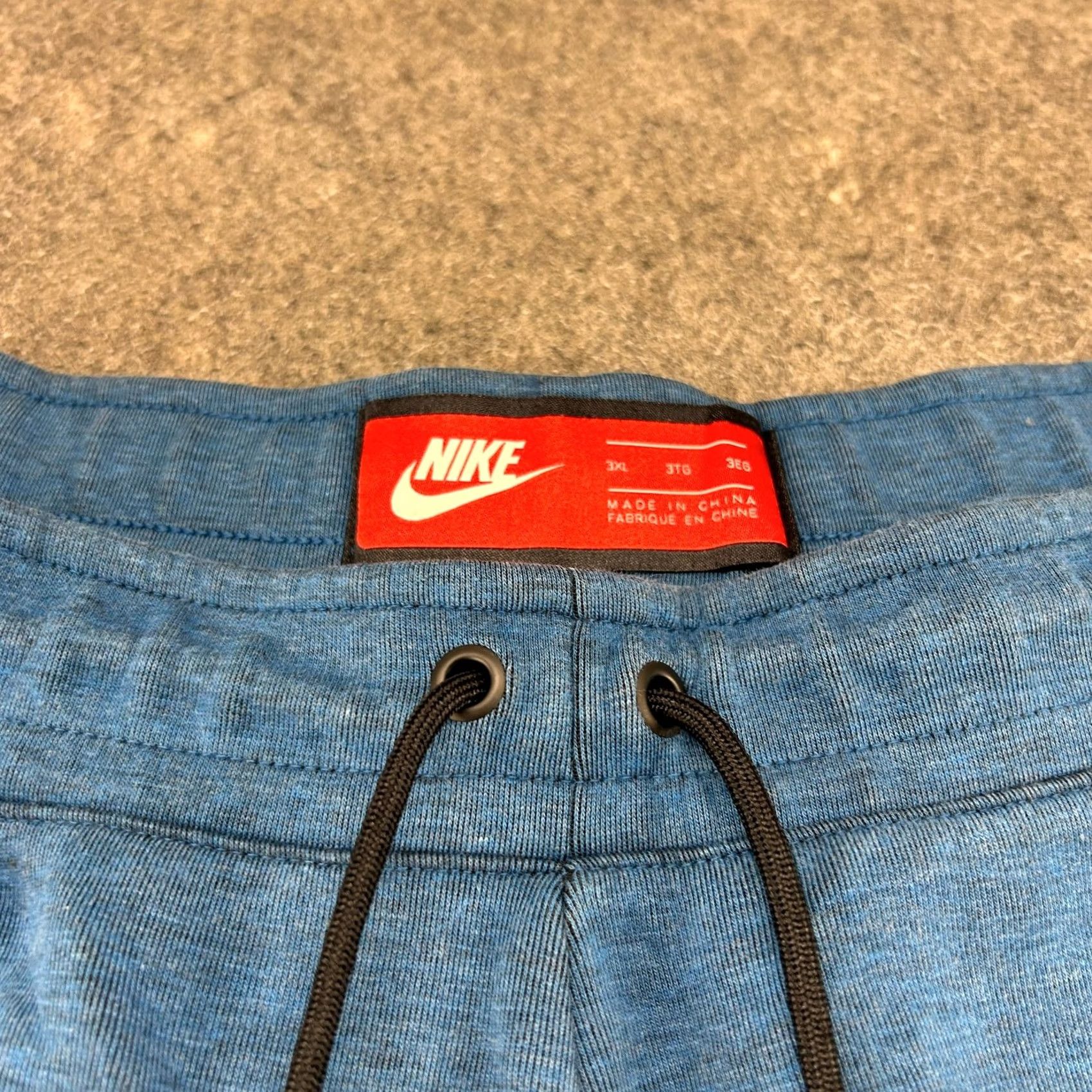 Nike Nike Pants Mens 3XL Blue Sweat Jogger Swoosh Logo Heather Tech Fleece Cotton Pants Size US 39 - 3 Thumbnail