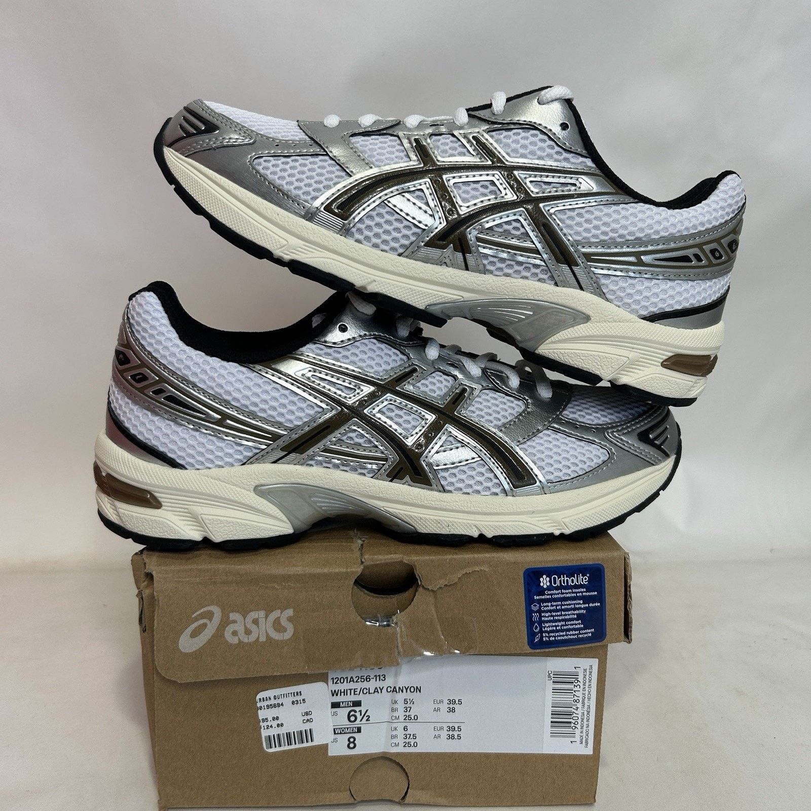 Asics ASICS Gel-1130 “White Clay Canyon” Size US 8 / IT 38 - 1 Thumbnail