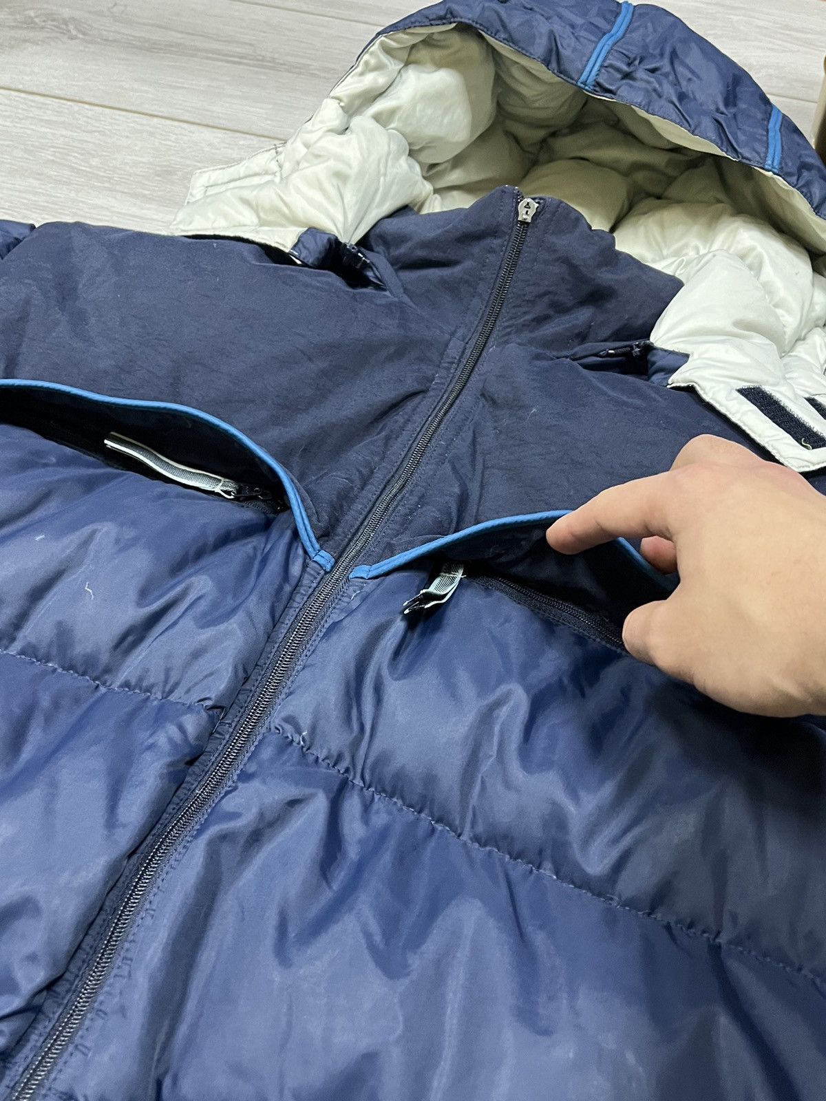 Vintage Nike 1990 vintage puffer down jacket back swoosh Size US M / EU 48-50 / 2 - 12 Thumbnail