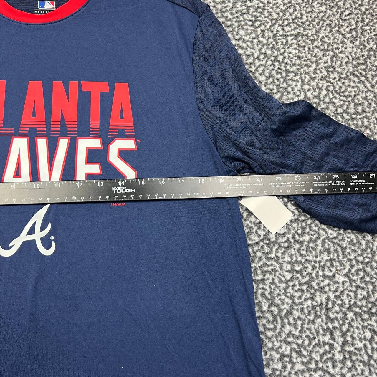 MLB Atlanta Braves Shirt Men Large Blue MLB Long Sleeve New L Size US L / EU 52-54 / 3 - 4 Thumbnail