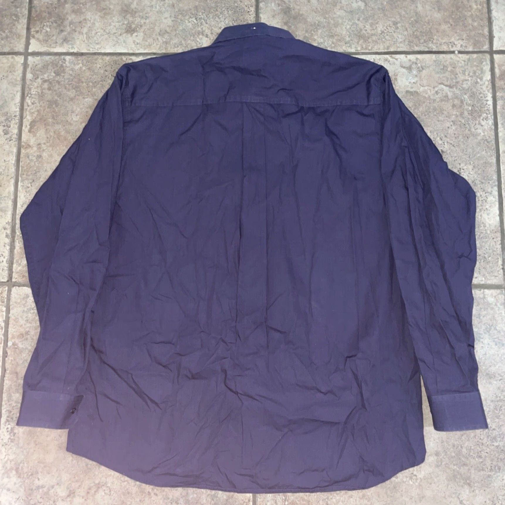 Vintage CINCH Shirt Mens M Purple Long Sleeve Button-Up Regular Size M Size US M / EU 48-50 / 2 - 4 Thumbnail