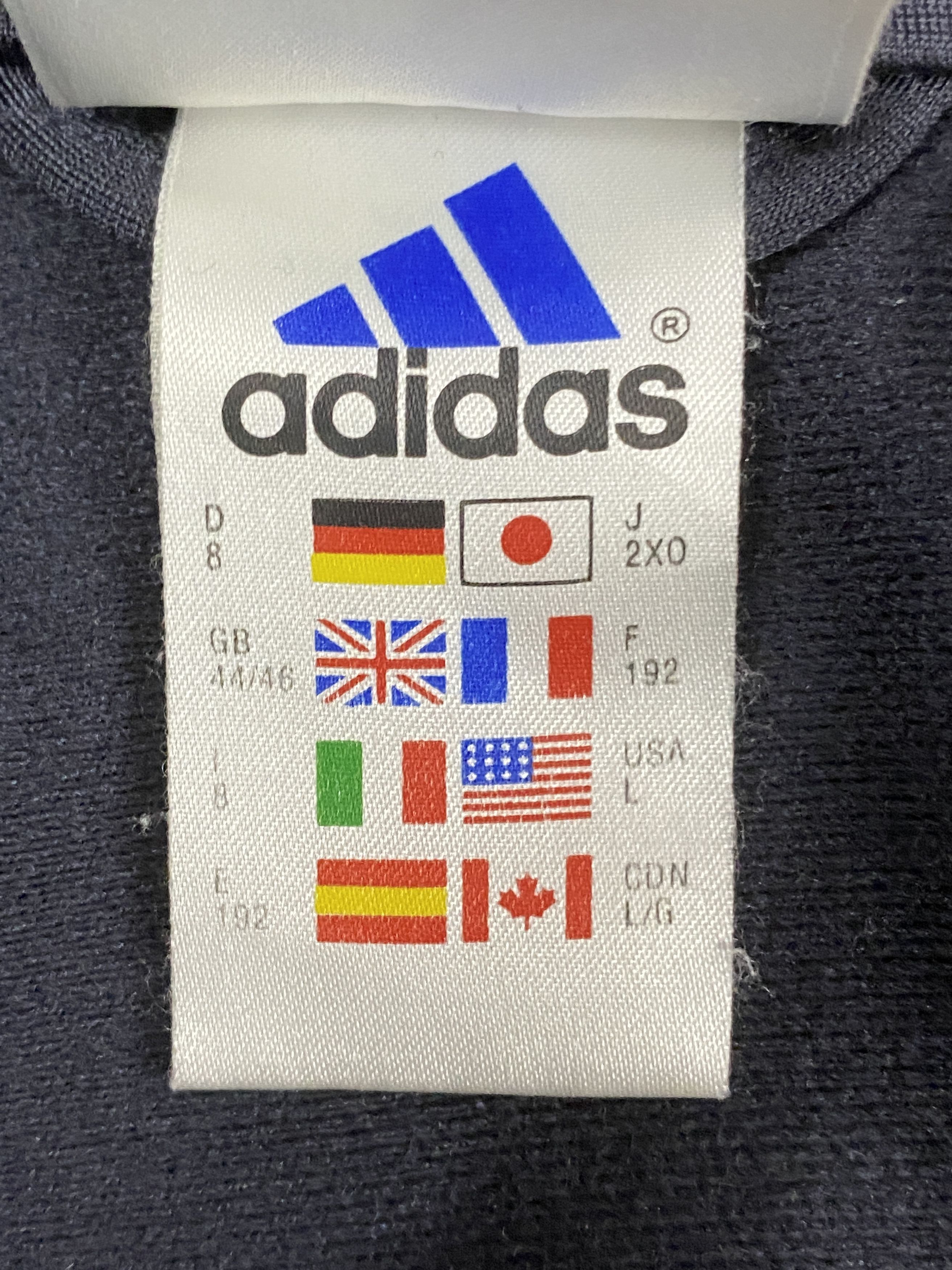 Adidas × Vintage 90s Adidas Vintage Men's Track Jacket - L Size US L / EU 52-54 / 3 - 6 Thumbnail