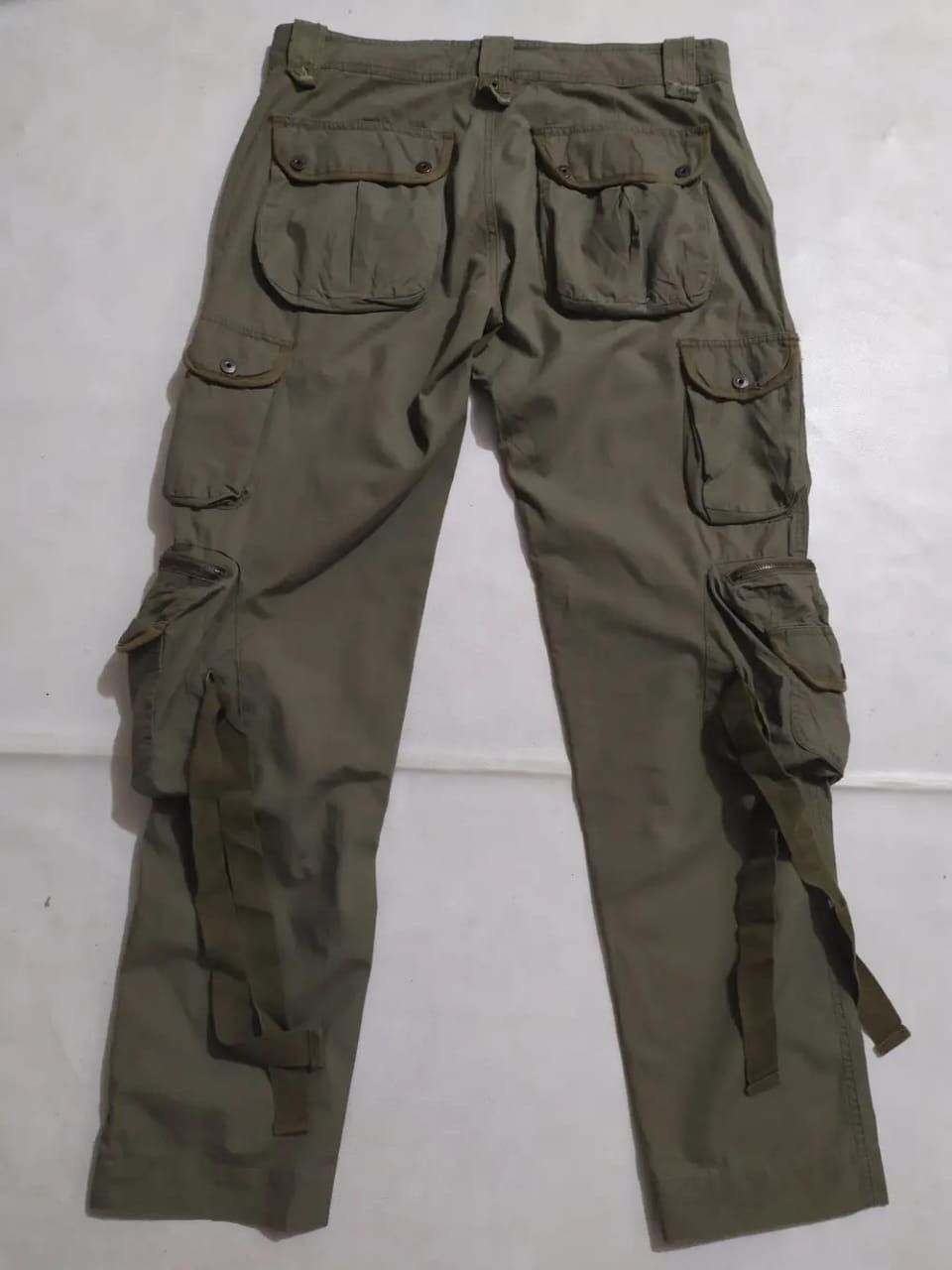 Japanese Brand Hendrix Project Multipocket Tactical Cargo Bondage Pants Size US 34 / EU 50 - 6 Thumbnail