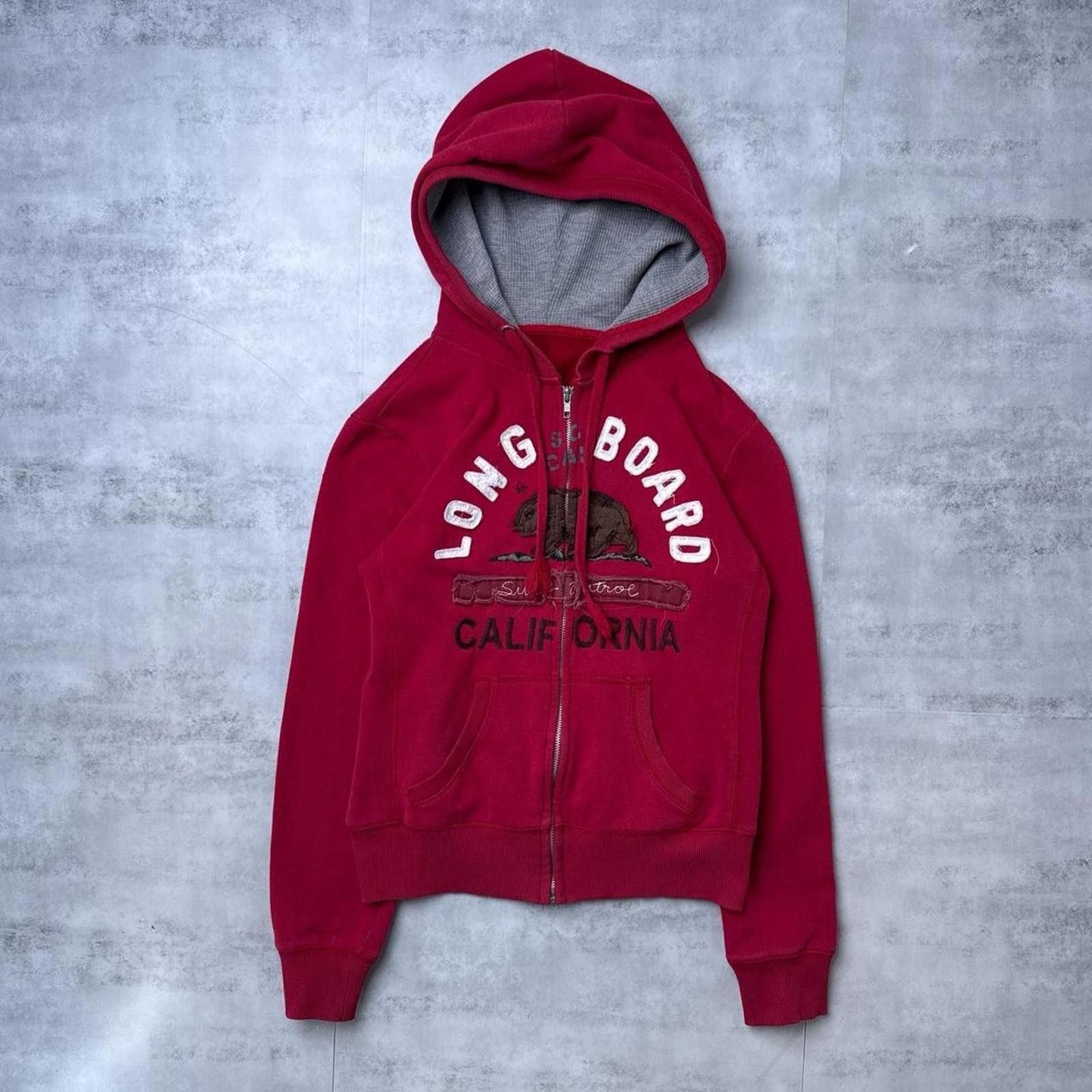 Other Y2K Longboard California 00s Red Zip Up Jacket Size S / US 4 / IT 40 - 1 Thumbnail