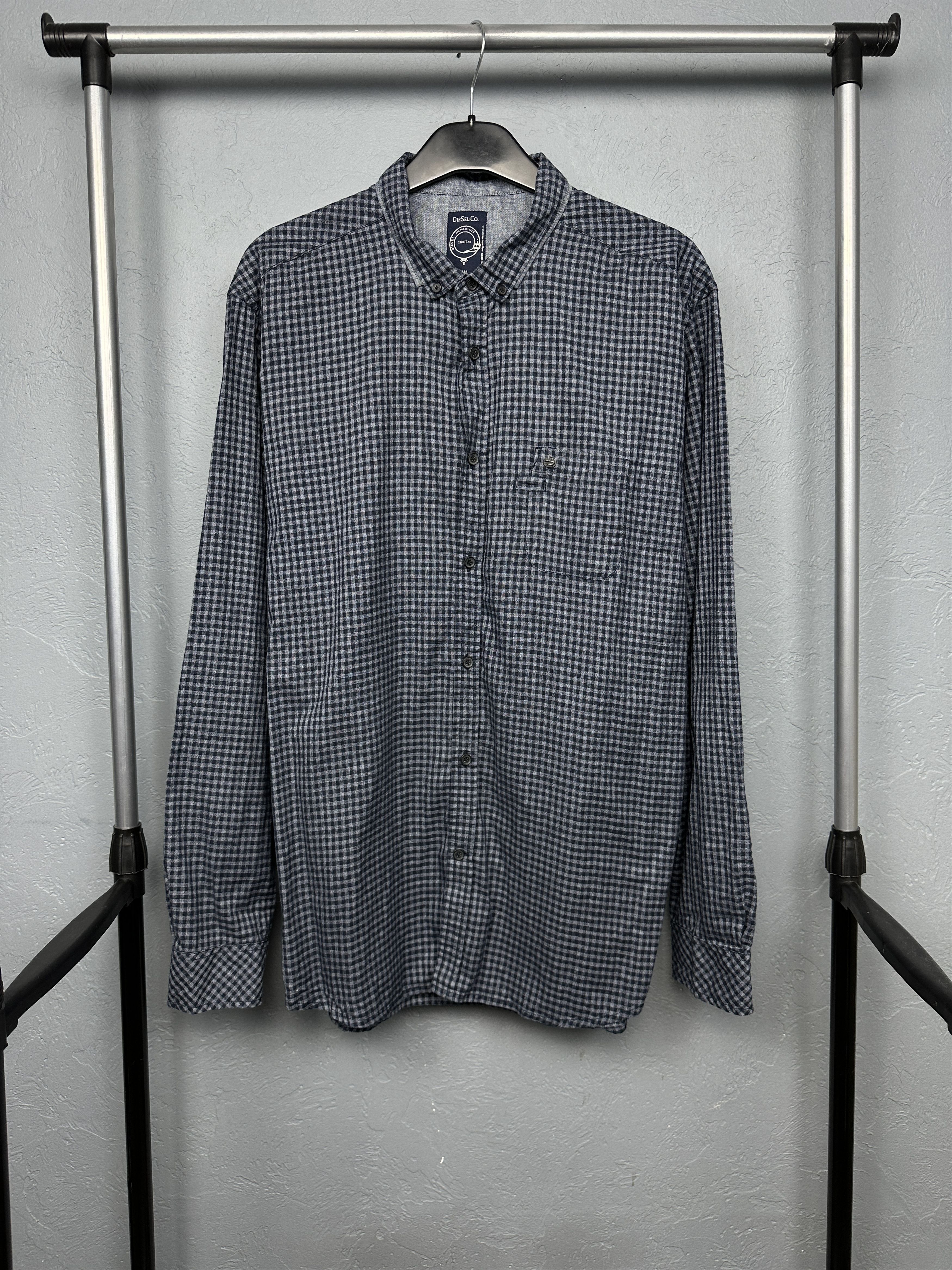 Diesel Diesel Mens Long Sleeve Shirt Size US XL / EU 56 / 4 - 1 Thumbnail