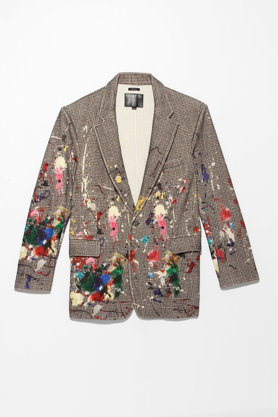 Paint splatter blazer deals