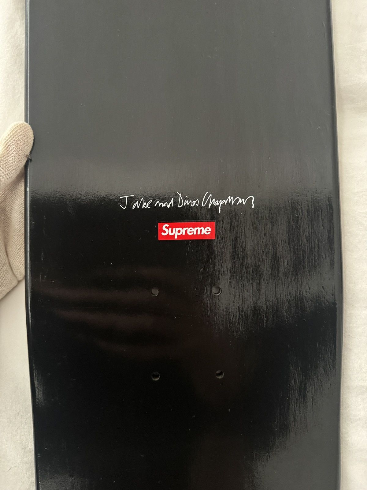 Supreme Supreme x Chapman Brothers Cross Skate Deck FW12 Black Size ONE SIZE - 4 Thumbnail