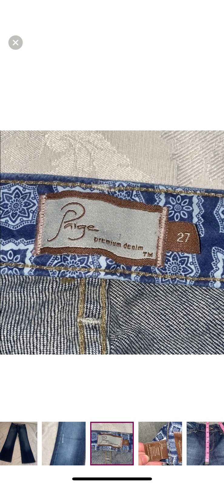 Paige Paige Robertson flare jeans size 4 Size 27" / US 4 / IT 40 - 5 Thumbnail