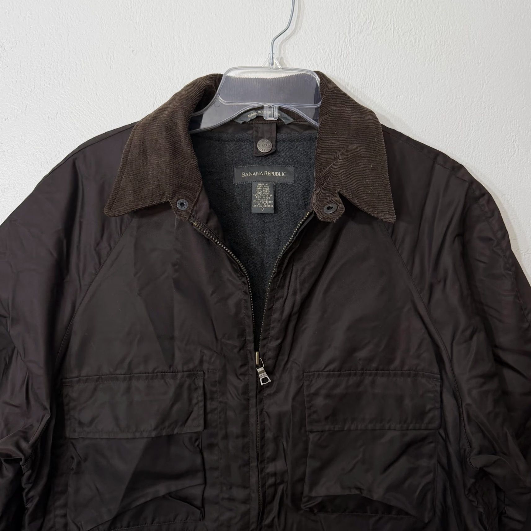 Banana Republic VINTAGE Banana Republic Jacket Mens Small Brown Nylon Parka Quilted Coat Size US S / EU 44-46 / 1 - 2 Thumbnail