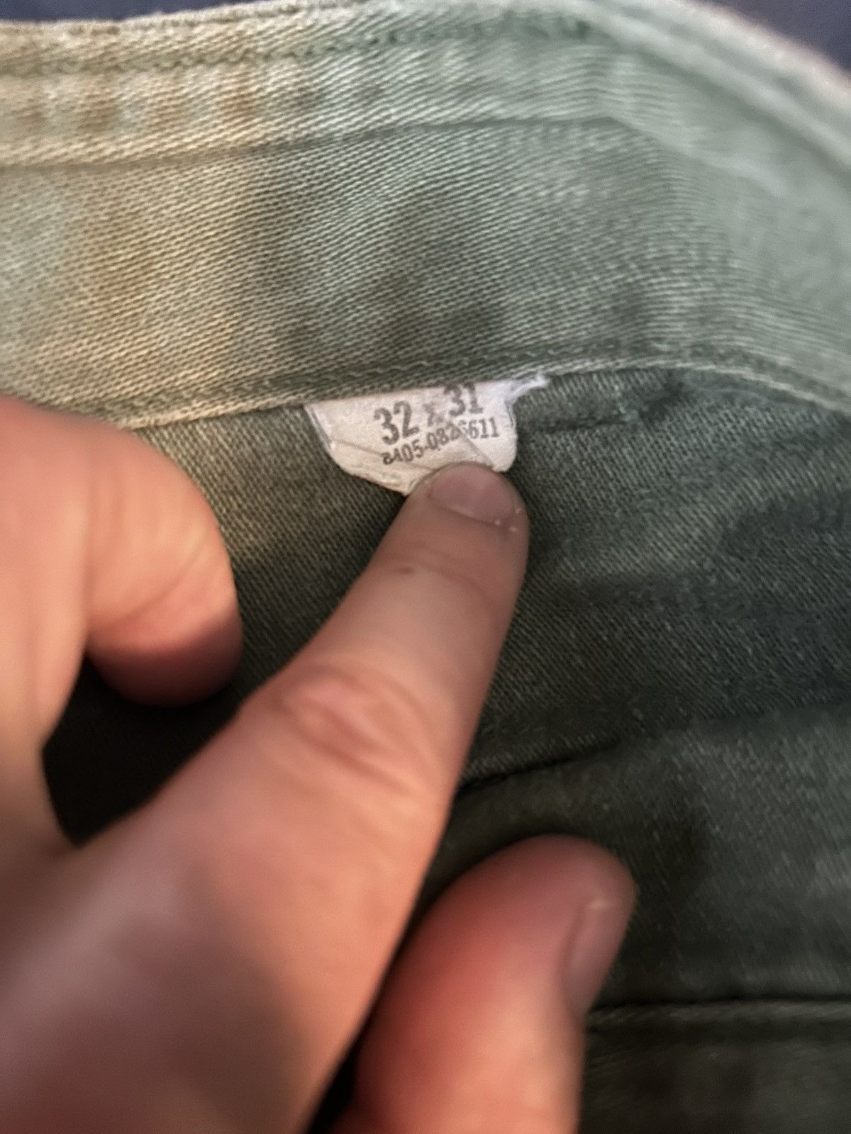 Vintage OG-107 GI x Military x Surplus x Sateen Trousers Size US 32 / EU 48 - 7 Thumbnail