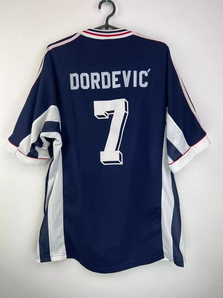Vintage Vintage Yugoslavia 1998 - 2000 Home #7 Đorđević FOOTBALL Size US L / EU 52-54 / 3 - 11 Thumbnail