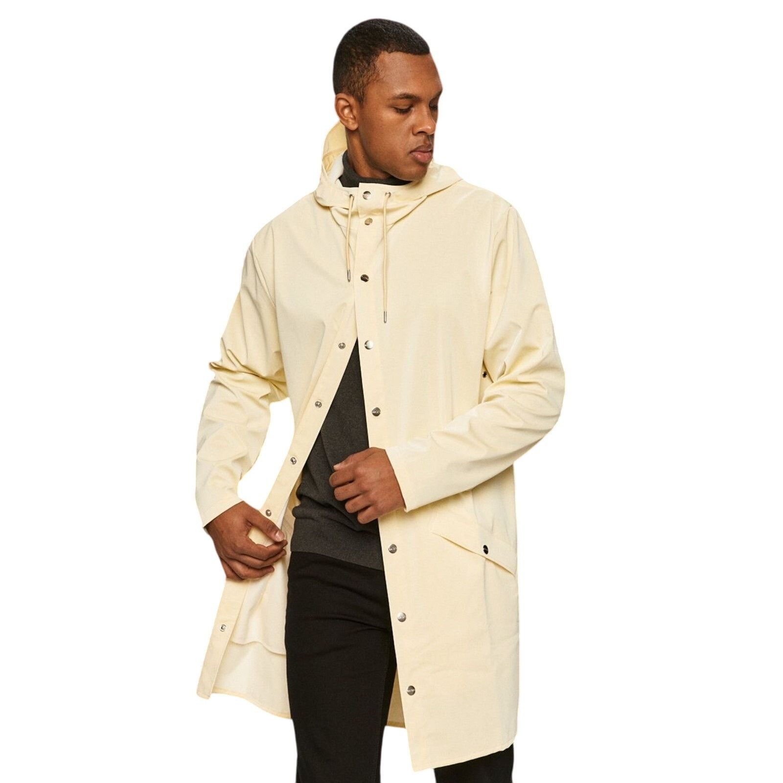 Rains Rains Waterproof Jacket, Straw Color, Size XL, NWT, Unisex Size XL / US 12-14 / IT 48-50 - 11 Thumbnail