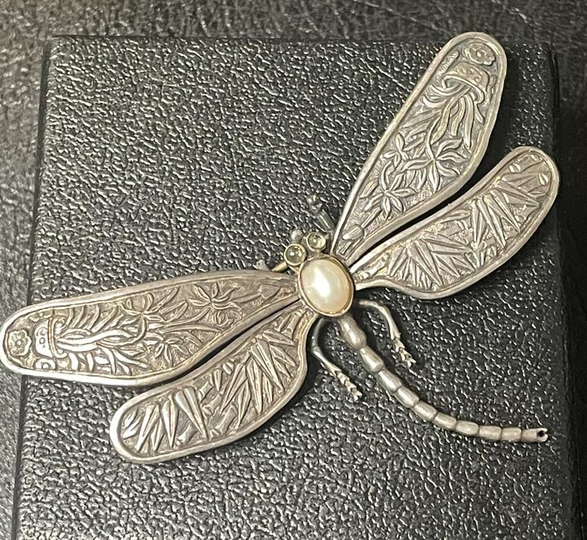Designer DragonFly Pin .925 Size ONE SIZE - 1 Thumbnail