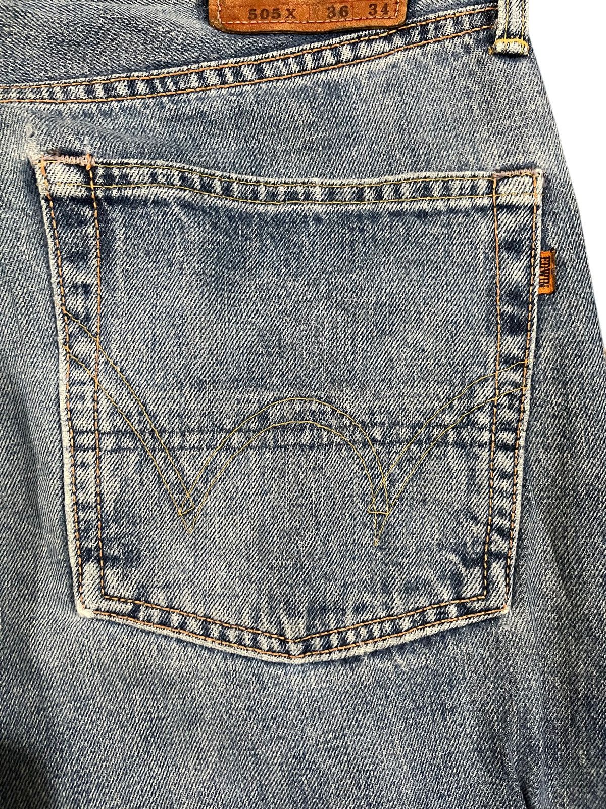 Edwin Vintage Edwin 505X Selvedge Baggy Denim Size US 35 - 8 Thumbnail