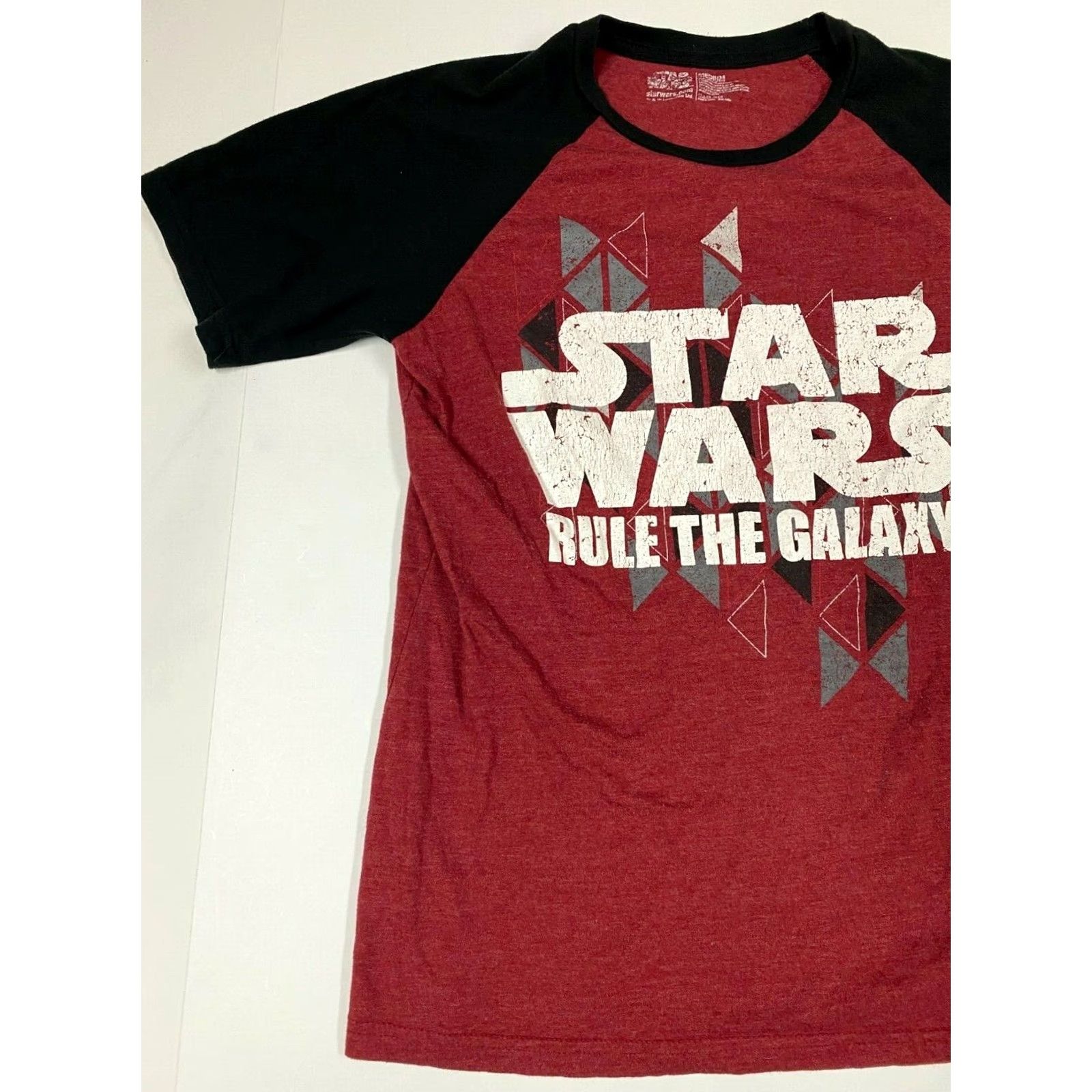 Star Wars Star Wars Shirt Mens Medium Red Crew Neck Short Sleeve Logo Cotton Spandex T-Shirt Star Wars Mens Regular Fit 90s Theme Stars Size US M / EU 48-50 / 2 - 3 Thumbnail