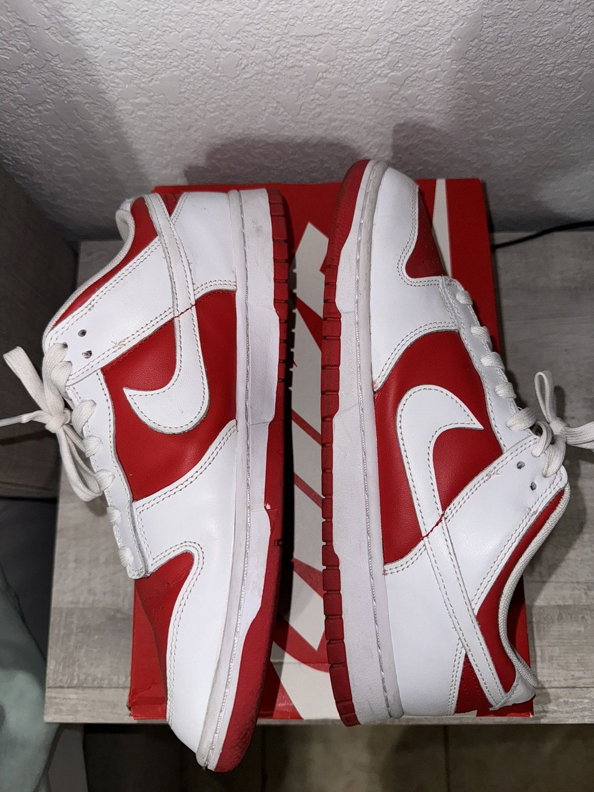 Nike Nike Dunk Low Championship Red Size US 11 / EU 44 - 6 Thumbnail