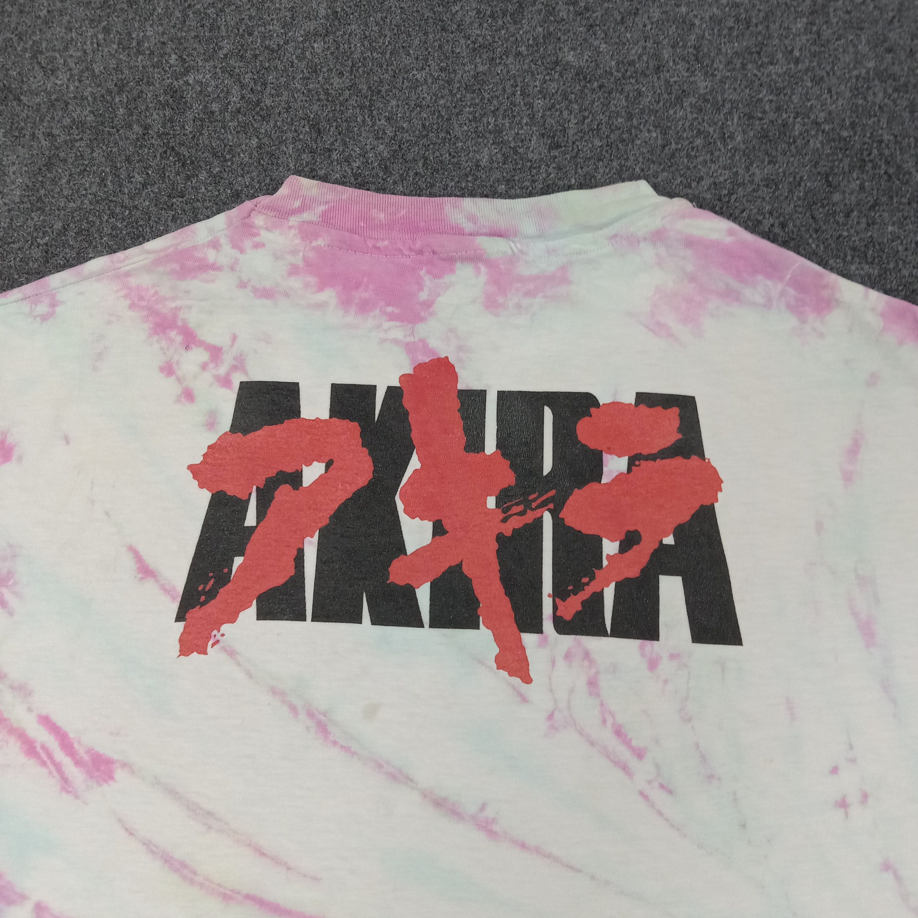 Hanes Akira 90s Japanese Anime Tie Dye Tshirt C259N15 Size US XL / EU 56 / 4 - 7 Thumbnail