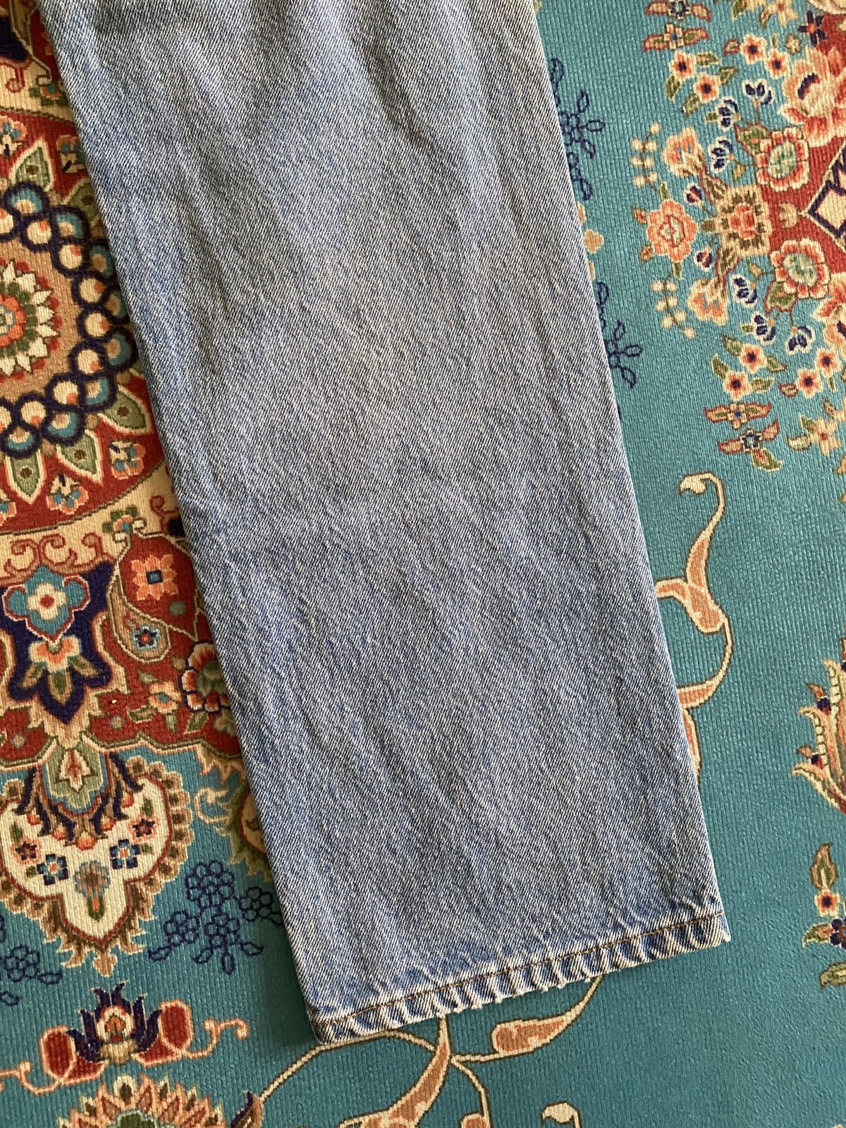 Levi's Vintage Levi’s 501xx Distressed Patchwork Splatter Denim Size US 29 - 11 Thumbnail