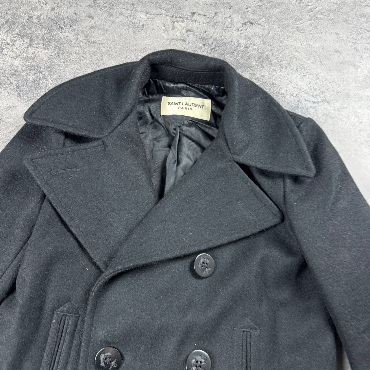 Saint Laurent Paris Saint laurent peacoat archive vintage wool trench rare Size US XXS / EU 40 - 4 Thumbnail