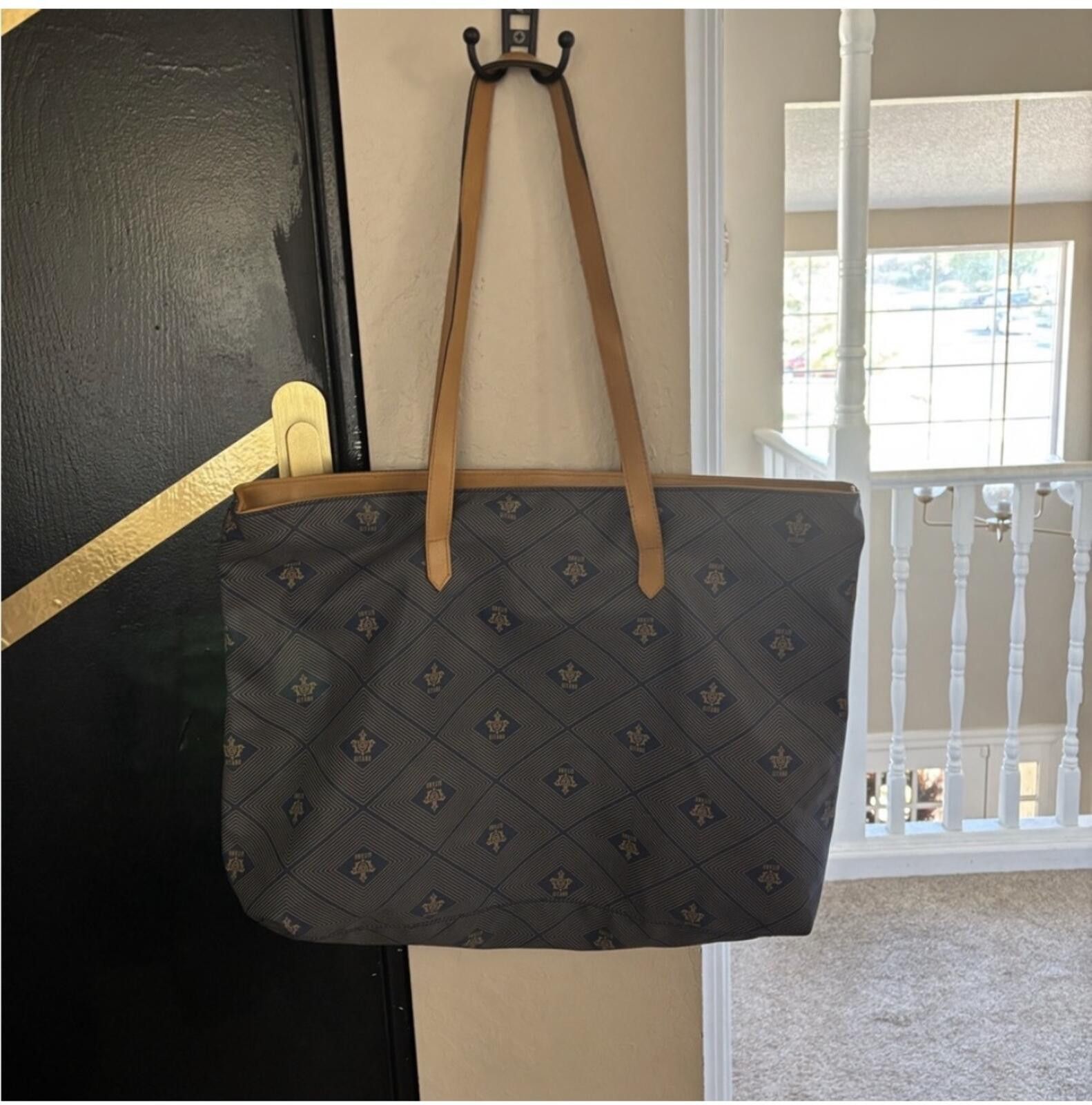 Other Vintage Gitano Elegant Blue and Tan Tote Bag Size ONE SIZE - 8 Thumbnail