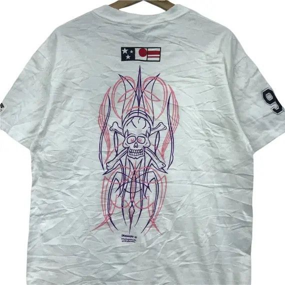 Japanese Brand Vtg 1998 MOONEYES MOTOMACHI YOKOHAMA Racing Team Tee Shirt Size US M / EU 48-50 / 2 - 3 Thumbnail