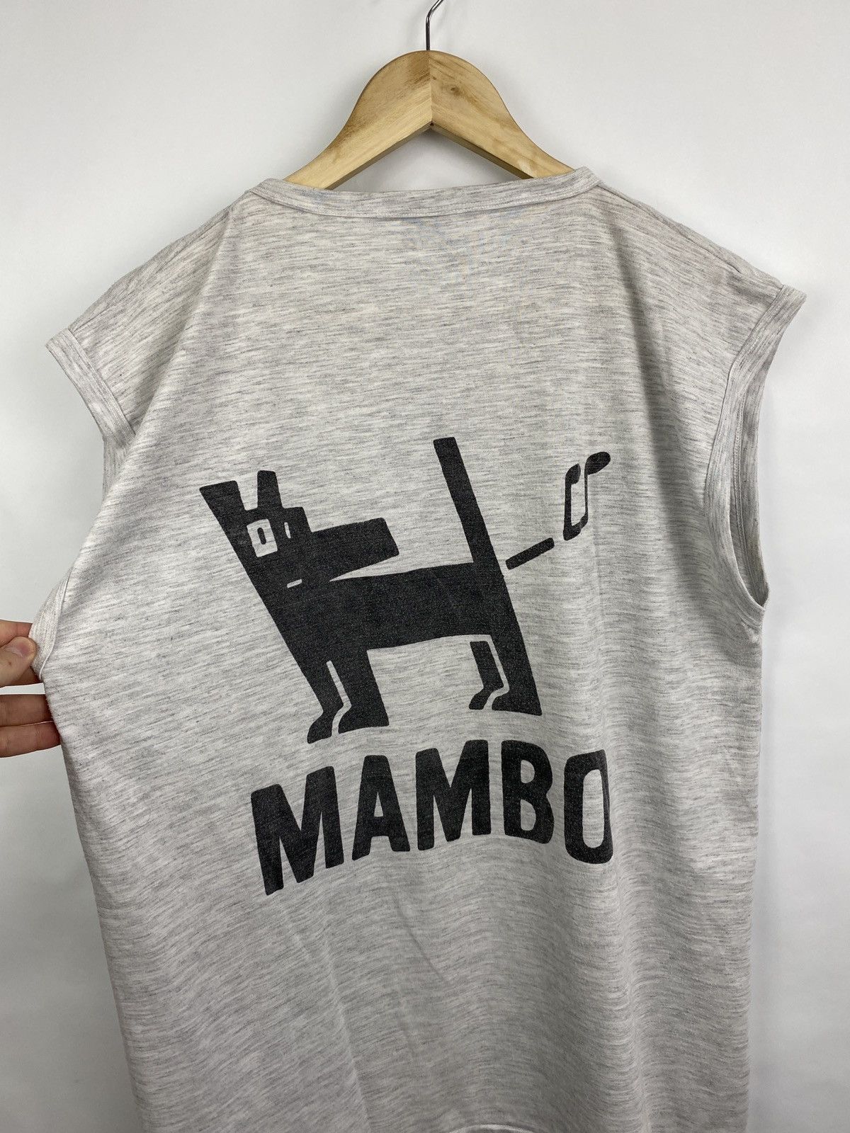 Mambo 🇺🇸 Vintage 90s Mambo Allan Dog Rare Surf Big Logo Tee Retro Size US XL / EU 56 / 4 - 3 Thumbnail