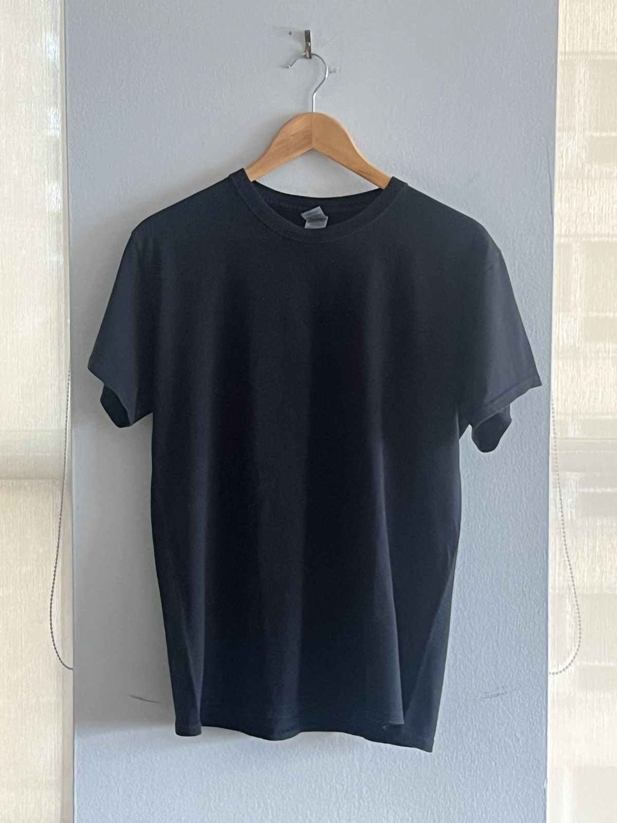 Gildan Gildan Black Blank T-Shirt Size US M / EU 48-50 / 2 - 1 Thumbnail