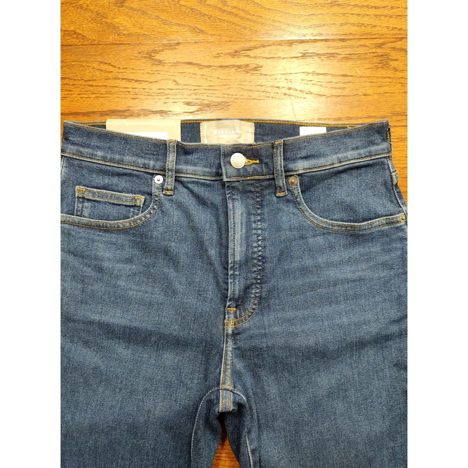 Everlane Everlane Jeans NWT The Kick Crop Mid-Rise Stretch Blue Wash 29 Regular Jeans Cropped 5-Pocket Womens Boys Womens 90s Bohemian City Veg? Size 29" - 5 Thumbnail