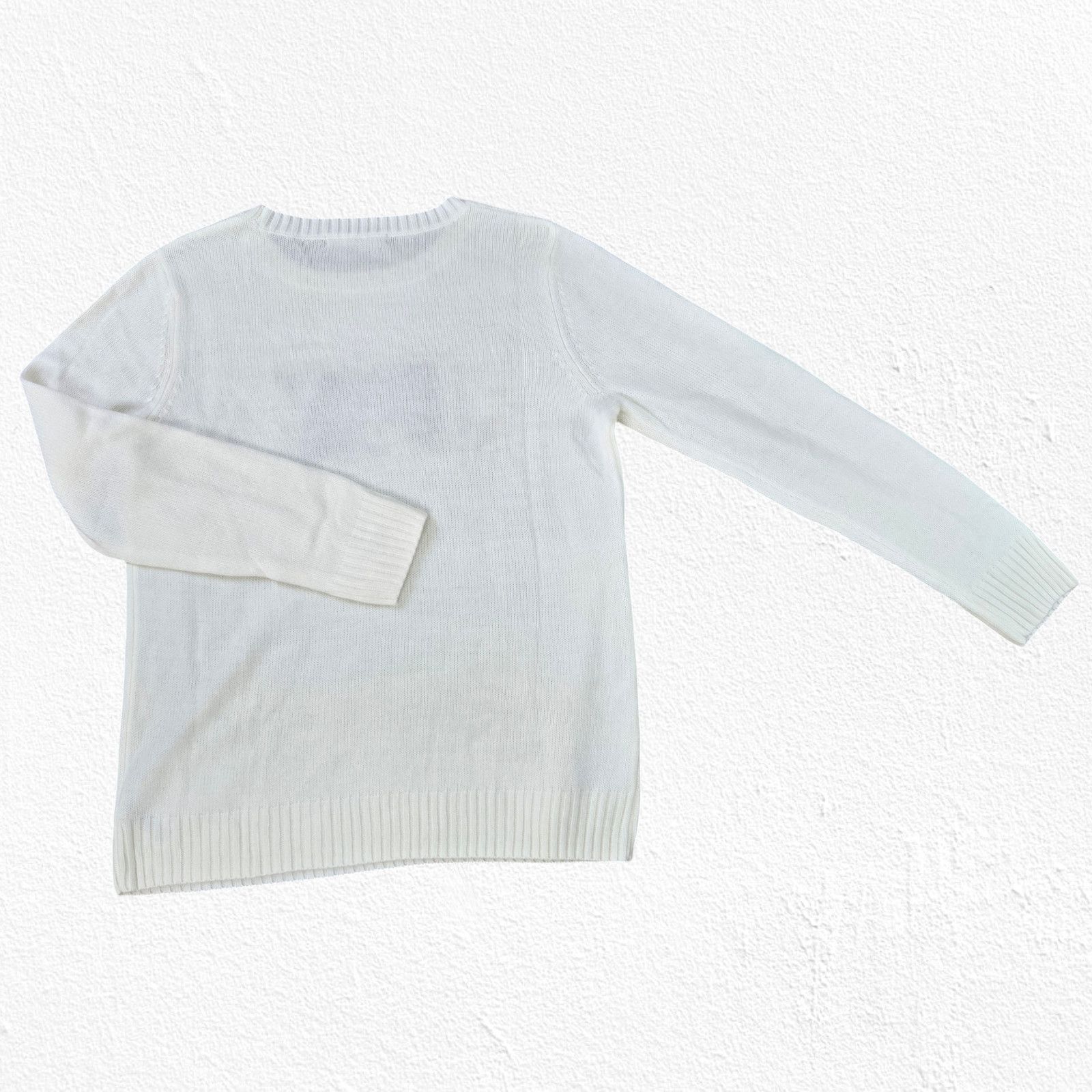 Other Ivory Joy Crewneck Snowflake Sweater Large Size L / US 10 / IT 46 - 7 Thumbnail
