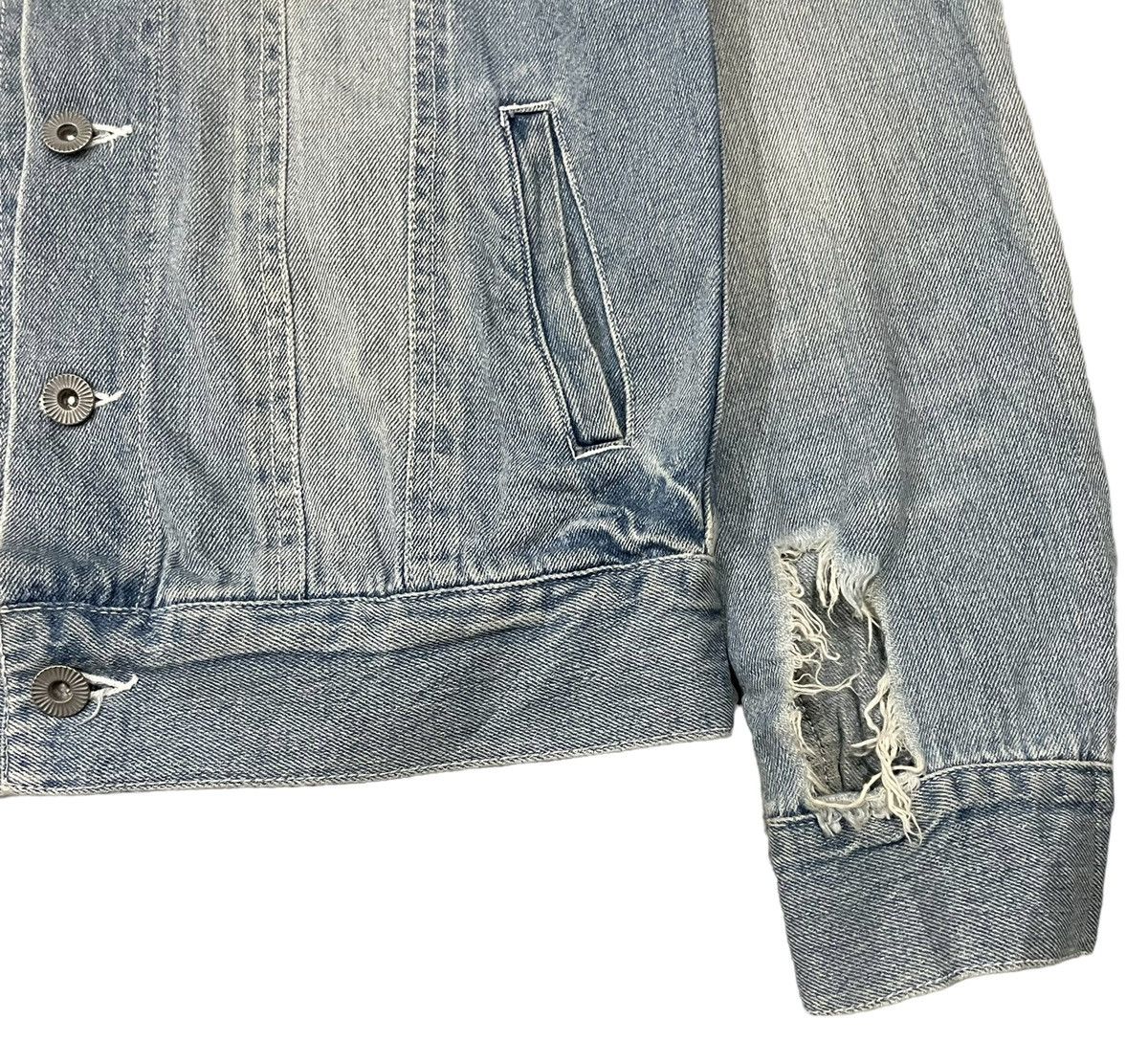 Le Grande Bleu (L.G.B.) Vintage Legenda Made Punk Distressed Denim Jacket Size US M / EU 48-50 / 2 - 3 Thumbnail