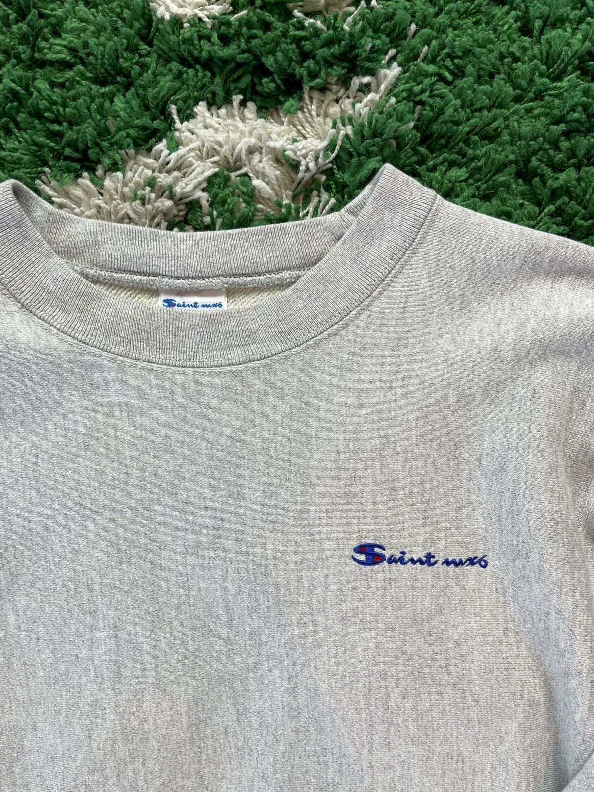 Saint Michael Saint Michael x Champion Parody Crewneck Size US L / EU 52-54 / 3 - 2 Thumbnail