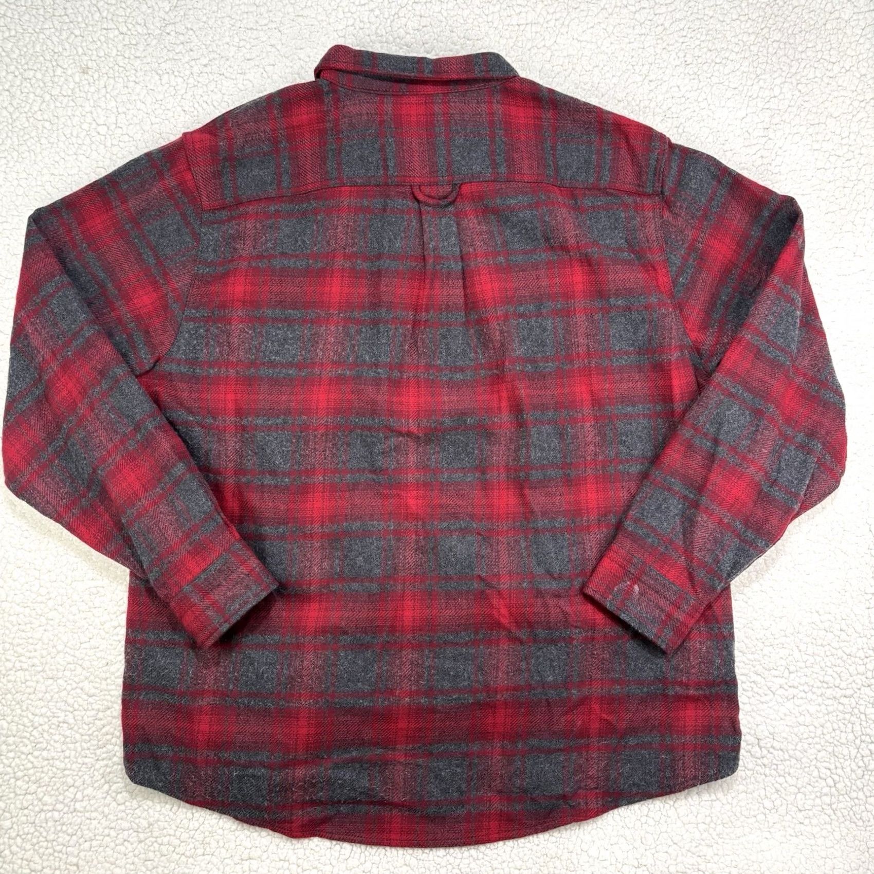 Orvis Orvis Shirt Jacket Mens 2XL Red Plaid Heavyweight Flannel Shacket Button-Up Cotton Western Size US XXL / EU 58 / 5 - 5 Thumbnail