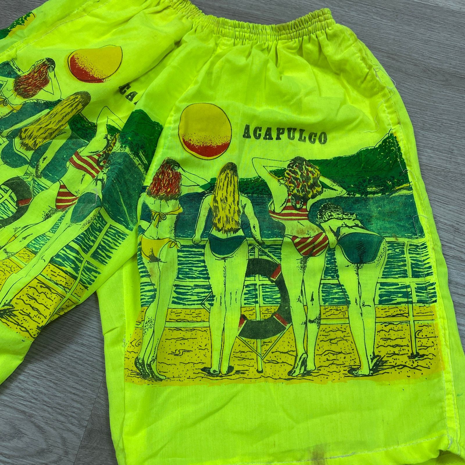 Vintage Vintage Acapulco Beach Cloth 9" Shorts Men's M Retro Casual Size US 36 / EU 52 - 2 Thumbnail