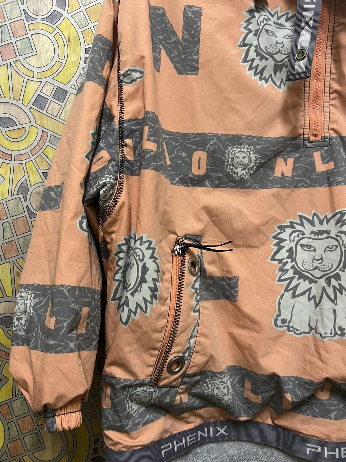 Phenix PHENIX HOODIE JACKET BIG LOGO LION 🦁. (GJ31) Size US XL / EU 56 / 4 - 12 Thumbnail