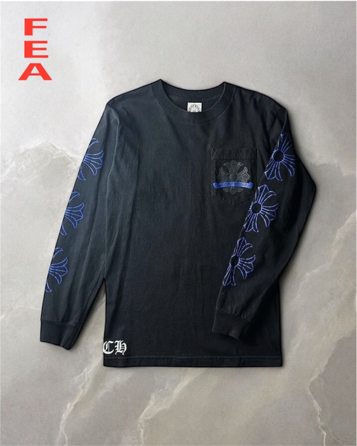 Chrome Hearts CHROME HEARTS Horseshoe Long Sleeve BLACK | Grailed