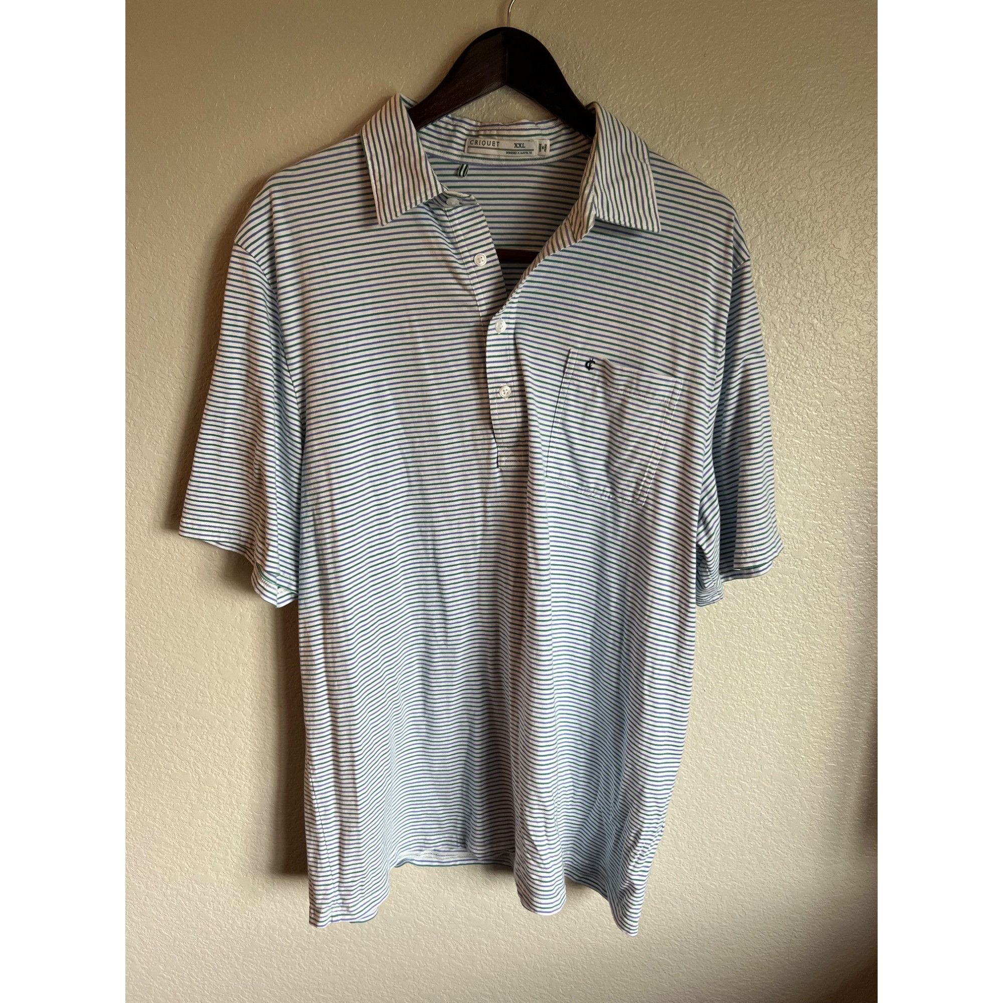 Criquet Criquet Mens Polo Shirt - Size XXL Size US XXL / EU 58 / 5 - 1 Thumbnail