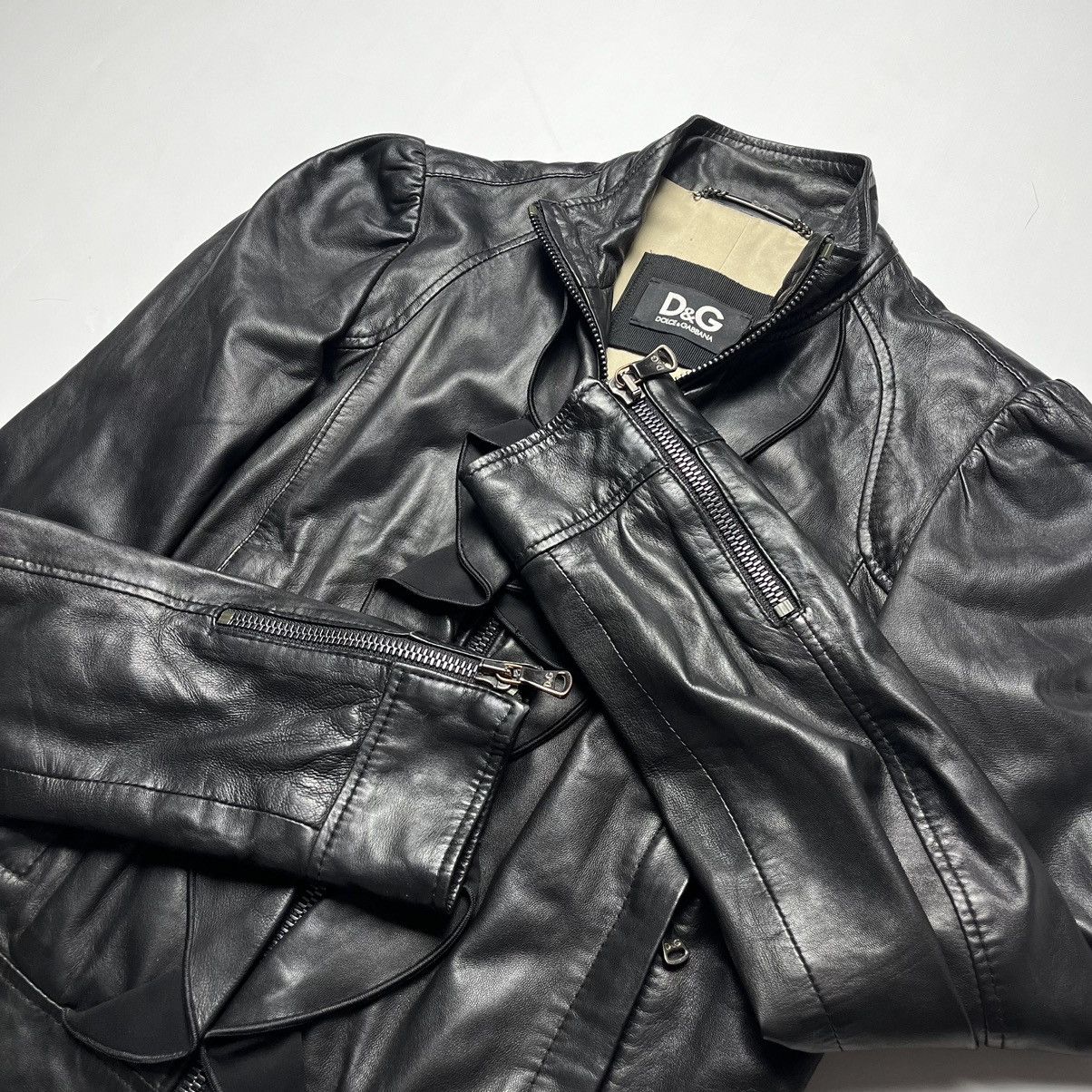Dolce & Gabbana Dolce Gabbana Leather Jacket Size XS / US 0-2 / IT 36-38 - 3 Thumbnail