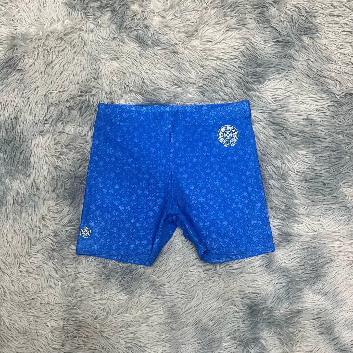 Chrome Hearts Chrome Hearts Blue Cross Print Shorts Size US 38 / EU 54 - 1 Thumbnail