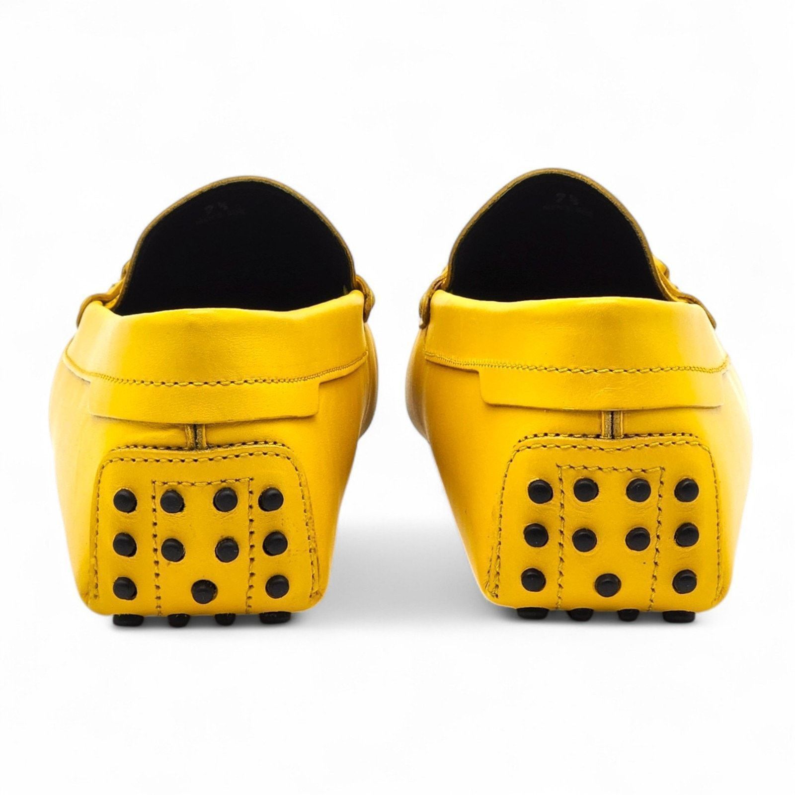 Ferrari × Tod's Gommino Driving Leather Loafers Yellow UK 7.5 US 9 NWB $695 Size US 9 / EU 42 - 5 Thumbnail