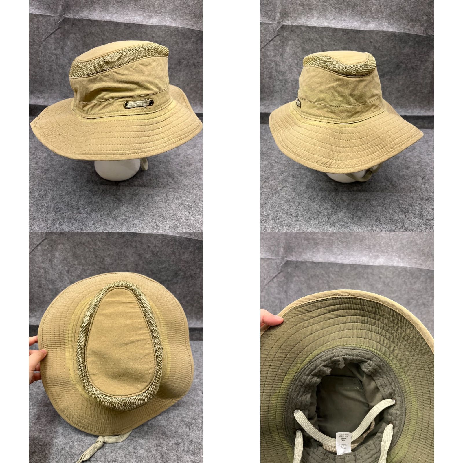Walmart Walmart Bucket Hat Adult Small Beige Cotton Blend Fish Hike Camp Beach Size ONE SIZE - 8 Thumbnail